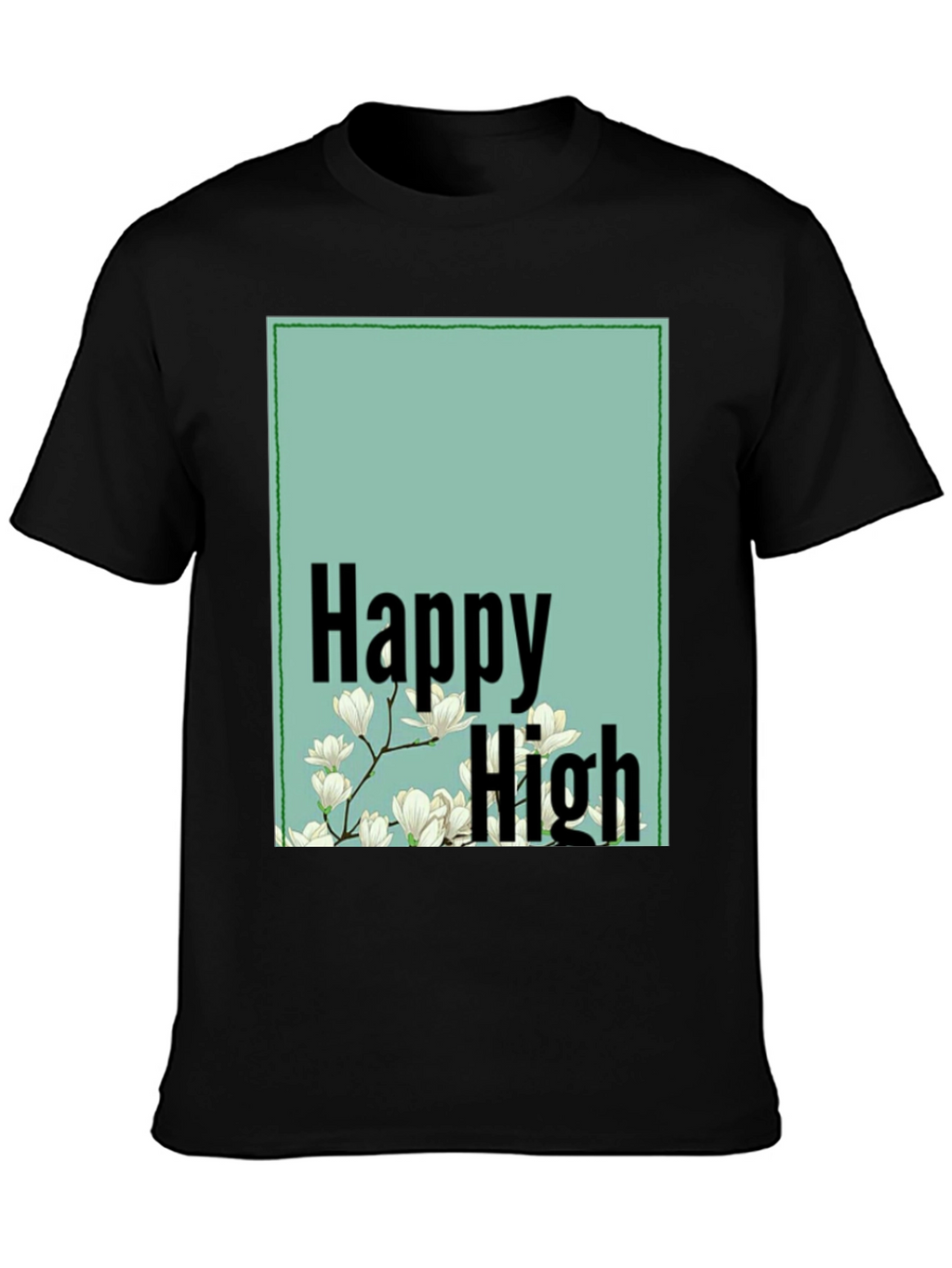 Happy High Floral Graphic Tee