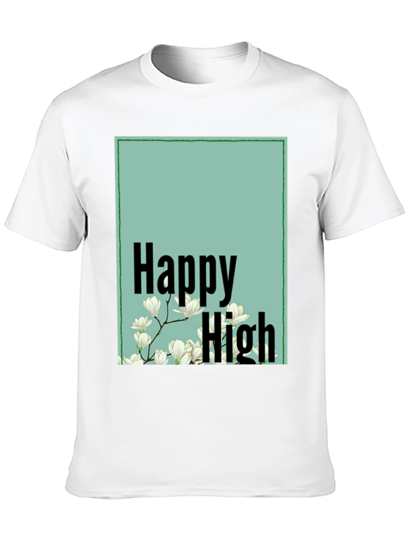 Happy High Floral Graphic Tee