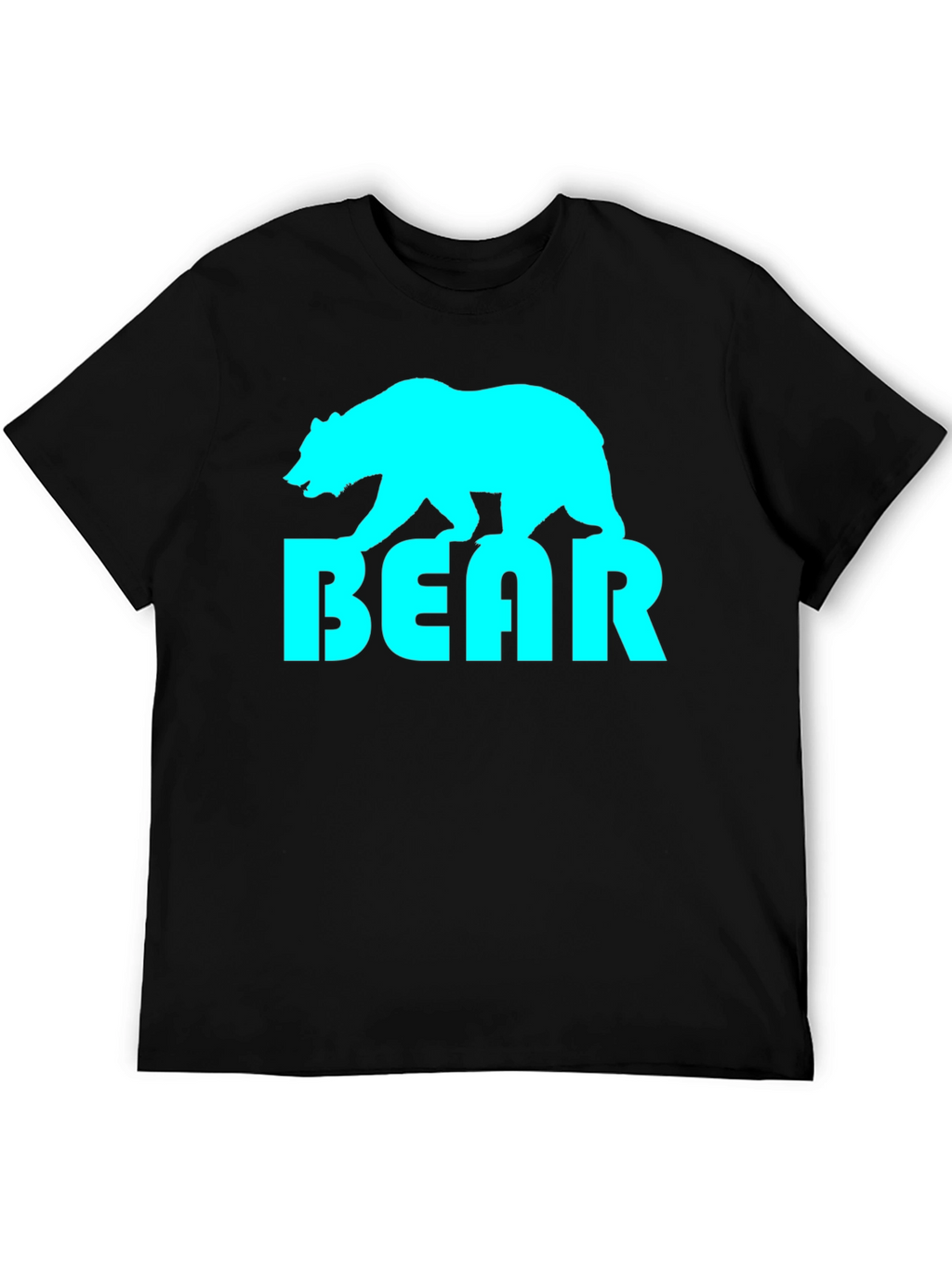 Cool Bear Graphic Tee - Stylish Black T-Shirt