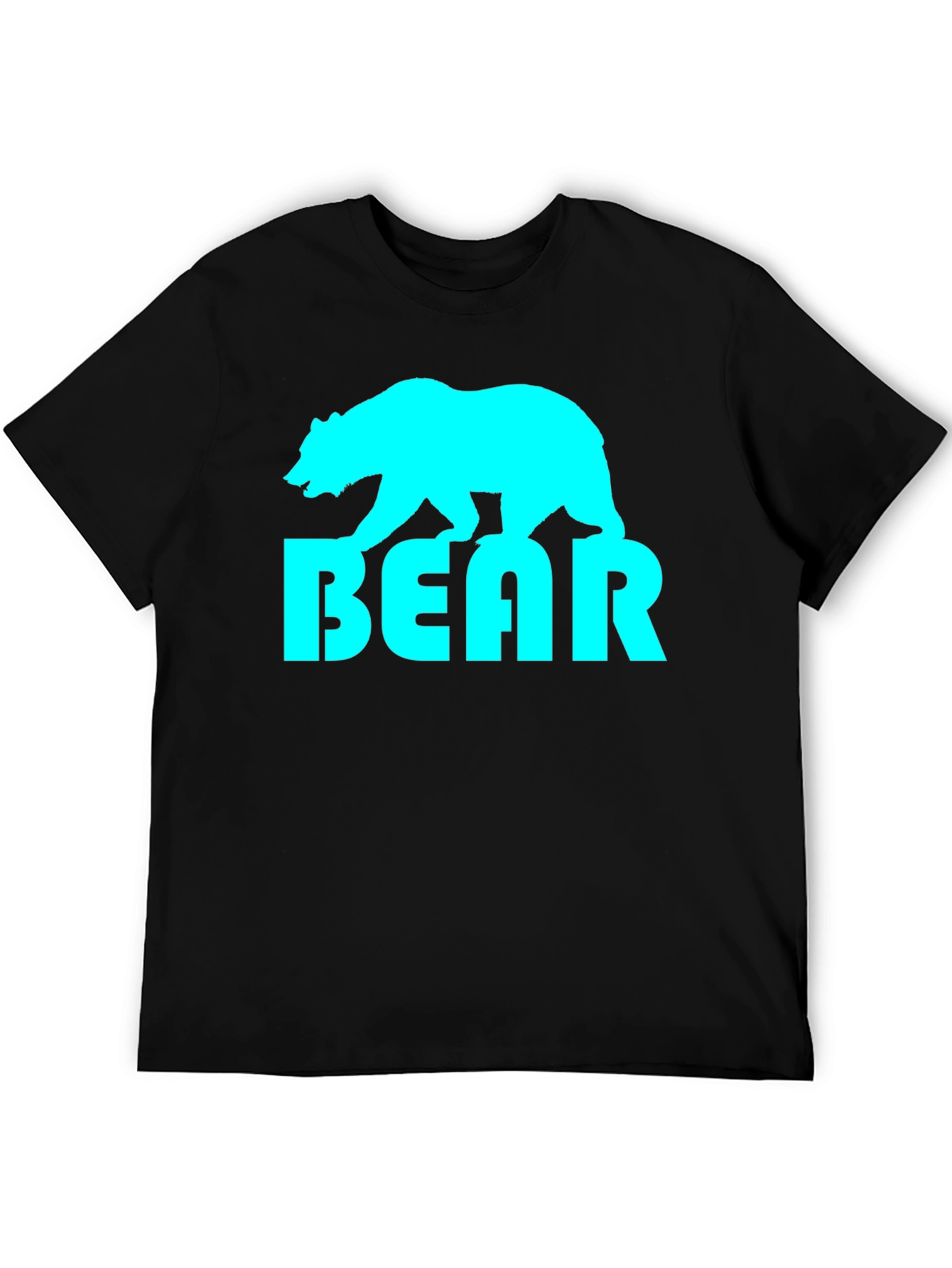 Cool Bear Graphic Tee - Stylish Black T-Shirt