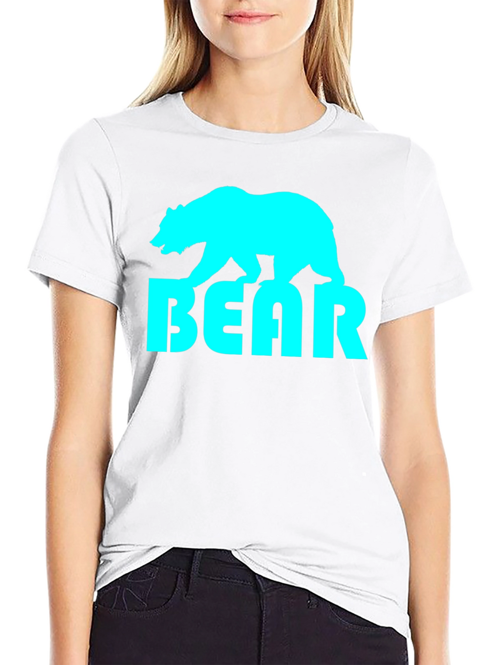 Cool Bear Graphic Tee - Stylish Black T-Shirt