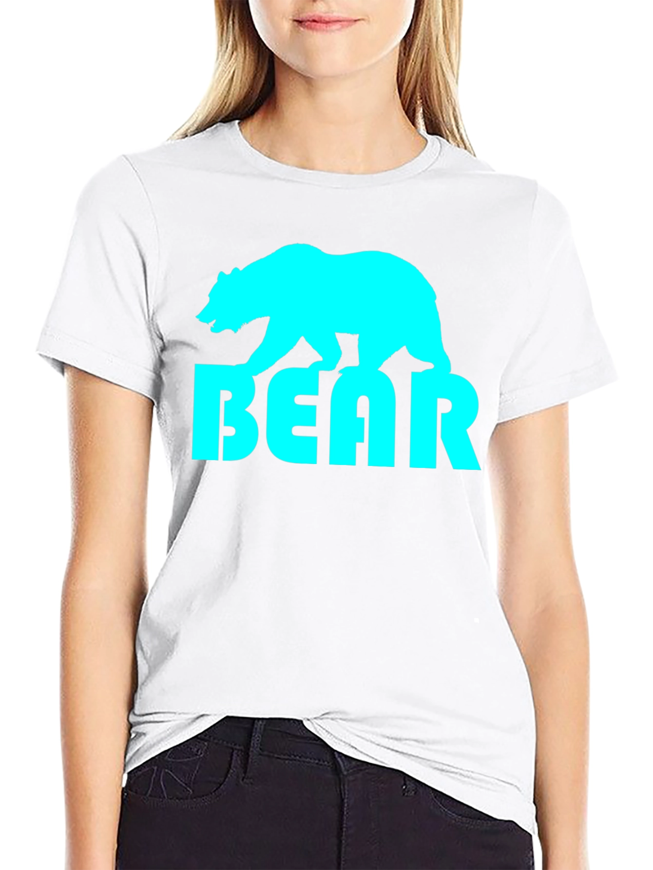 Cool Bear Graphic Tee - Stylish Black T-Shirt