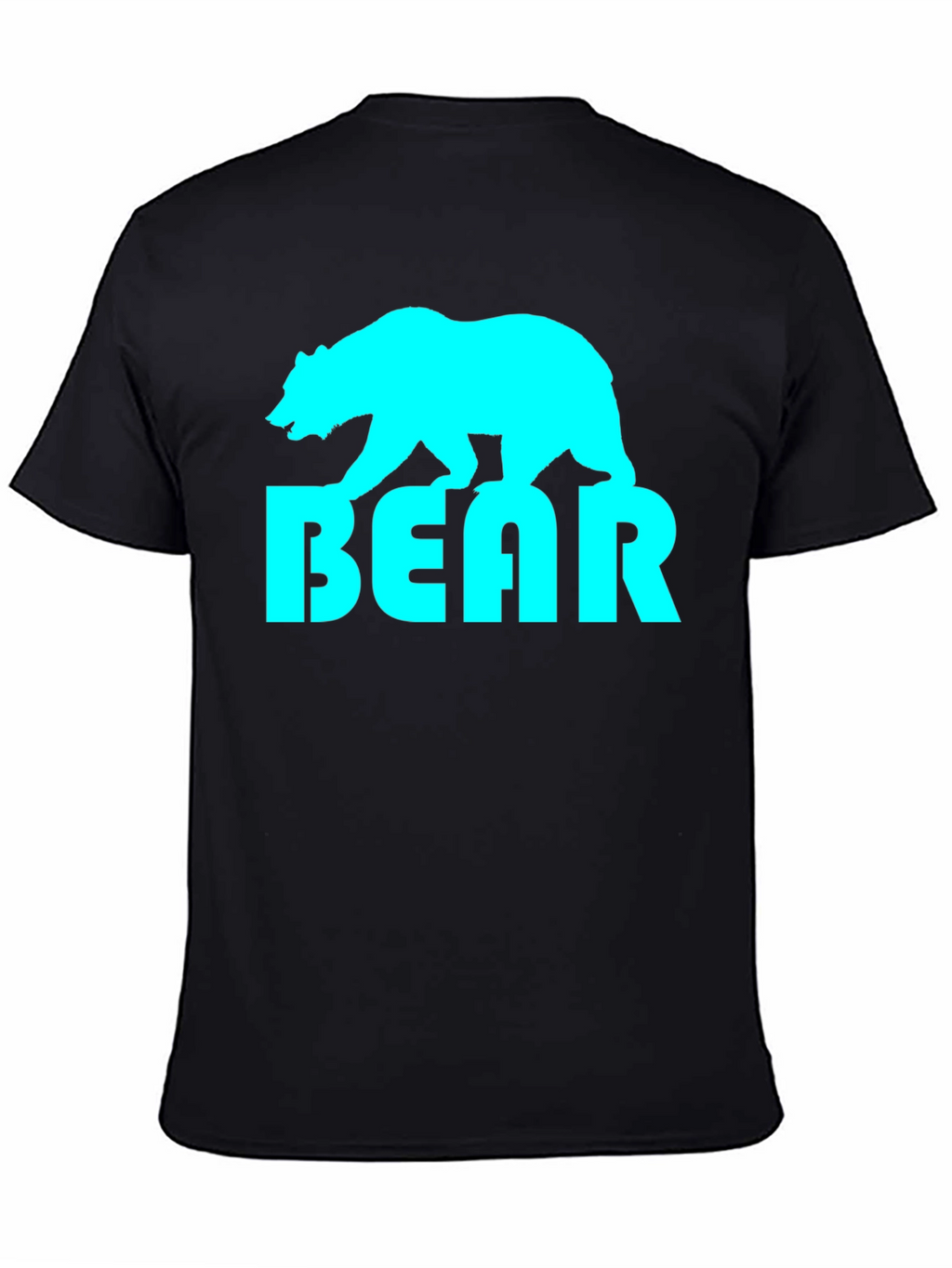 Cool Bear Graphic Tee - Stylish Black T-Shirt
