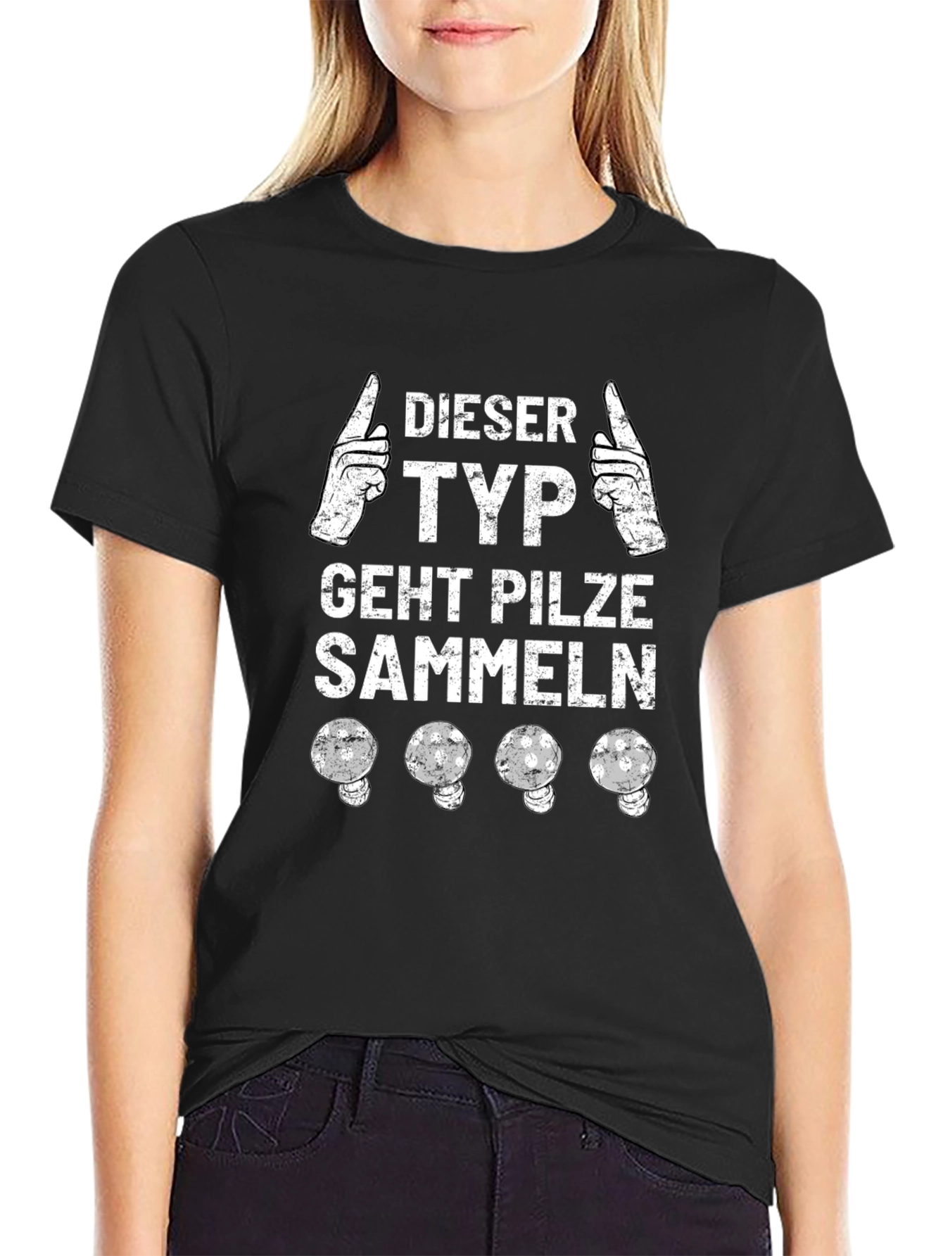 Funny German Mushroom Hunter T-Shirt