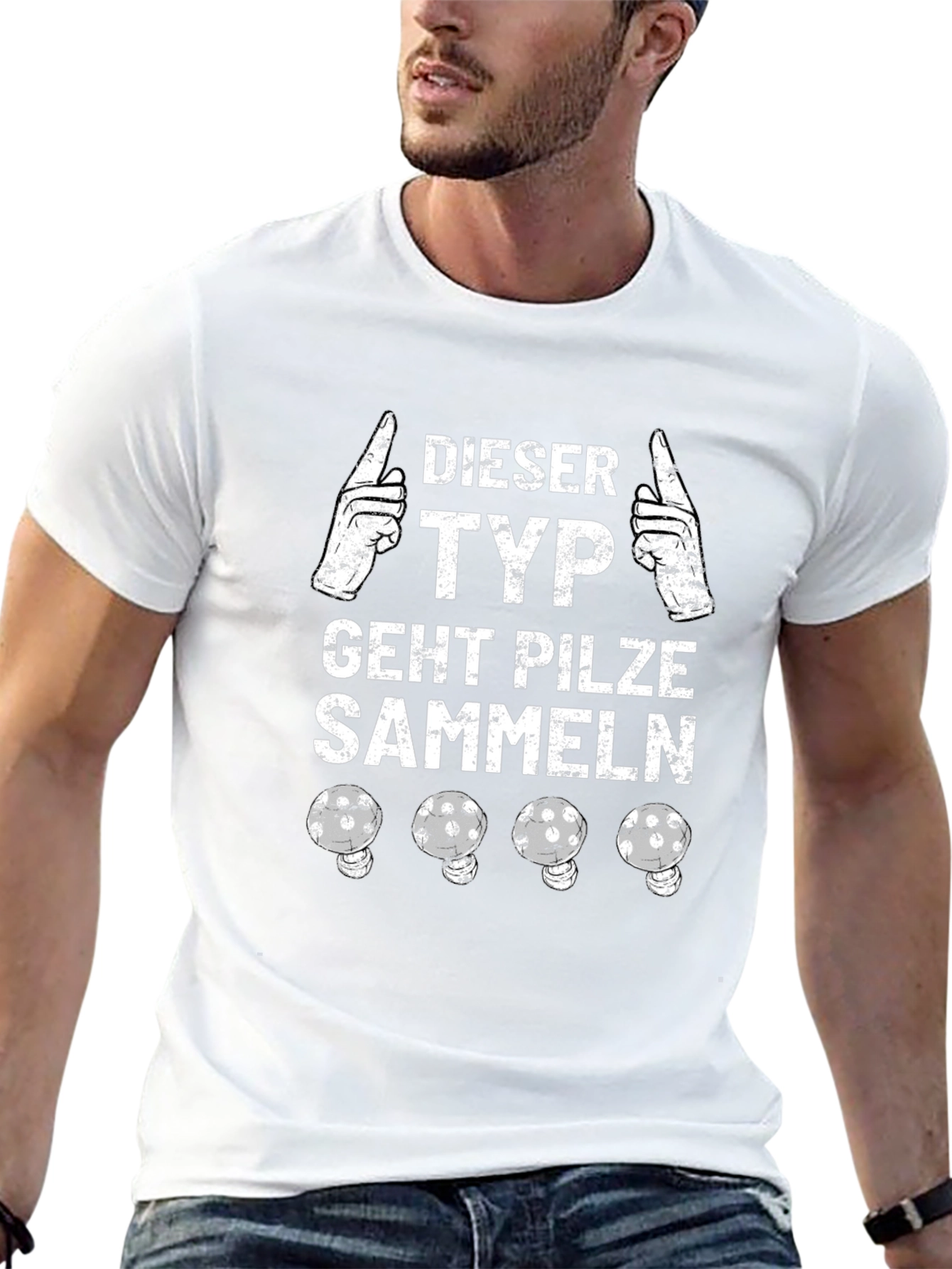 Funny German Mushroom Hunter T-Shirt
