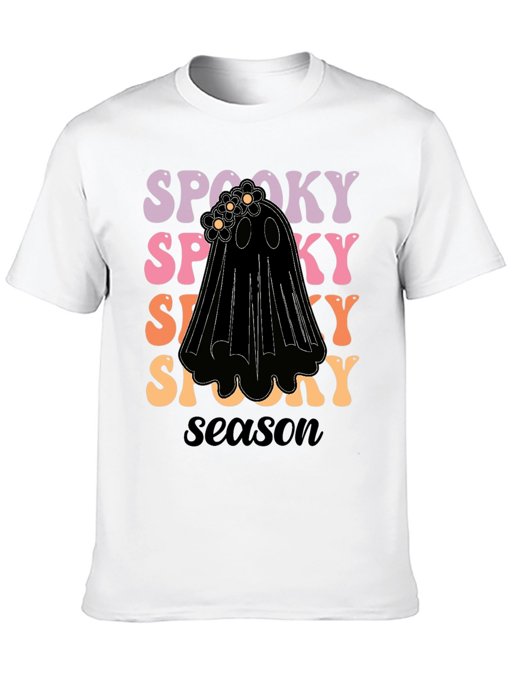 Spooky Season Ghost Graphic Tee