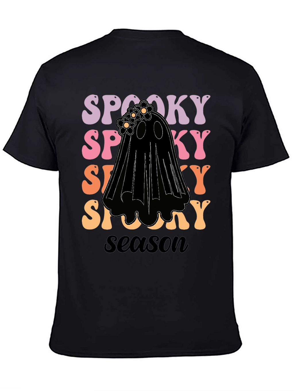 Spooky Season Ghost Graphic Tee