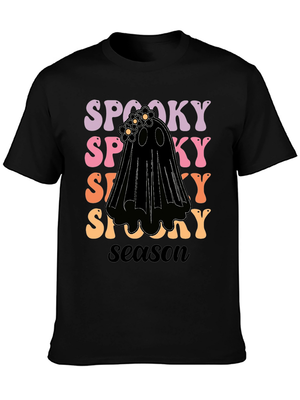 Spooky Season Ghost Graphic Tee