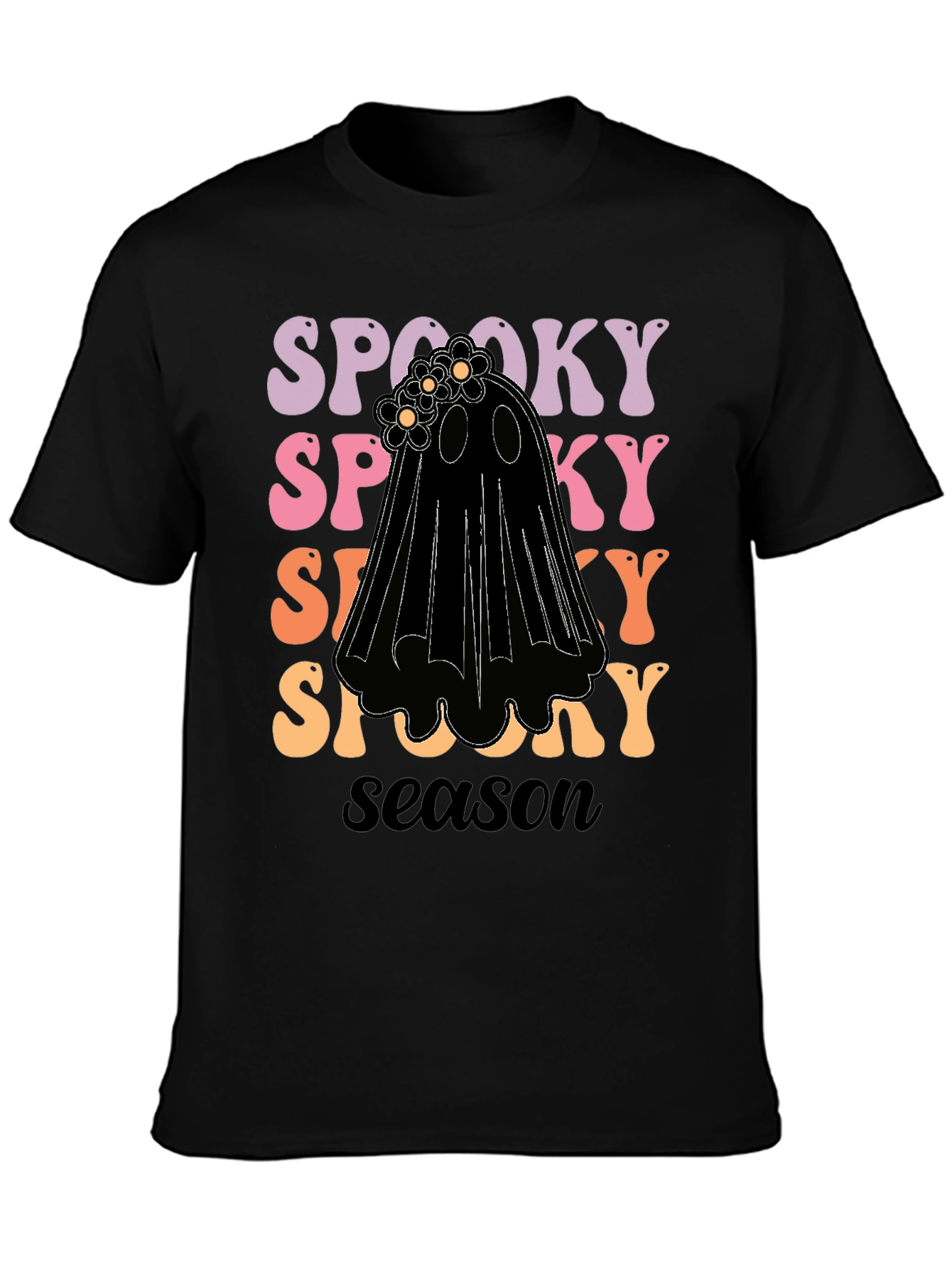 Spooky Season Ghost Graphic Tee