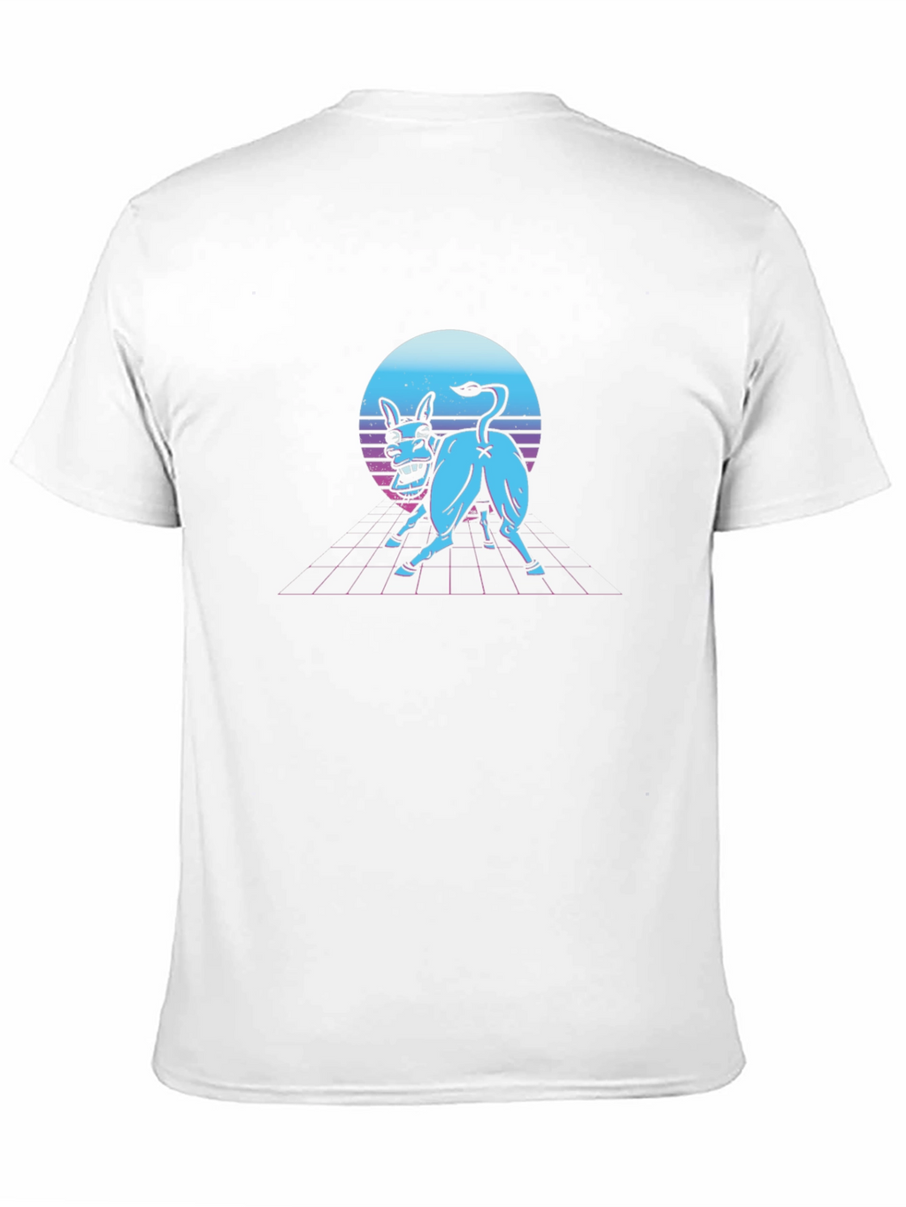 Retro Synthwave Donkey Graphic Tee