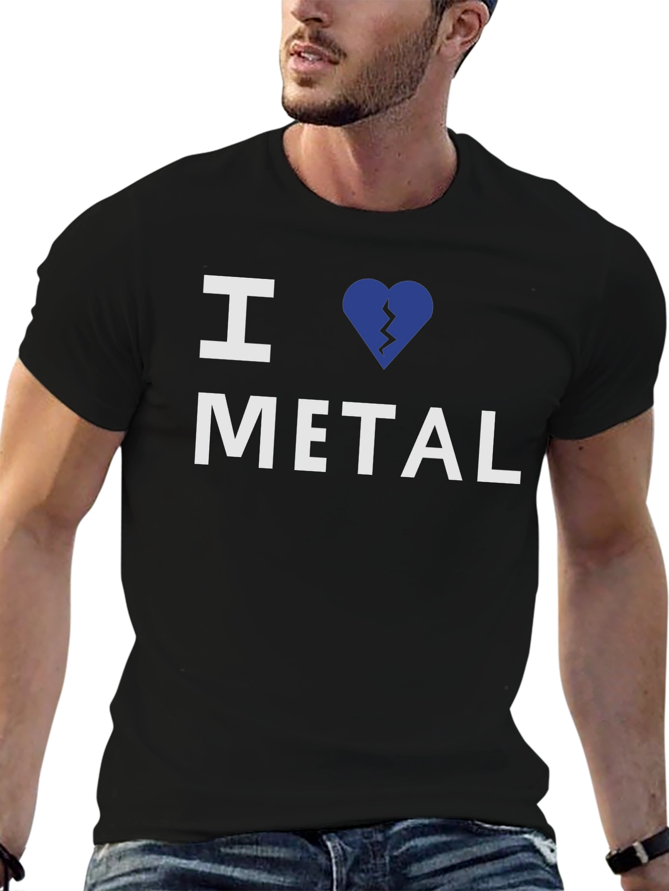 I Heart Metal Graphic T-Shirt