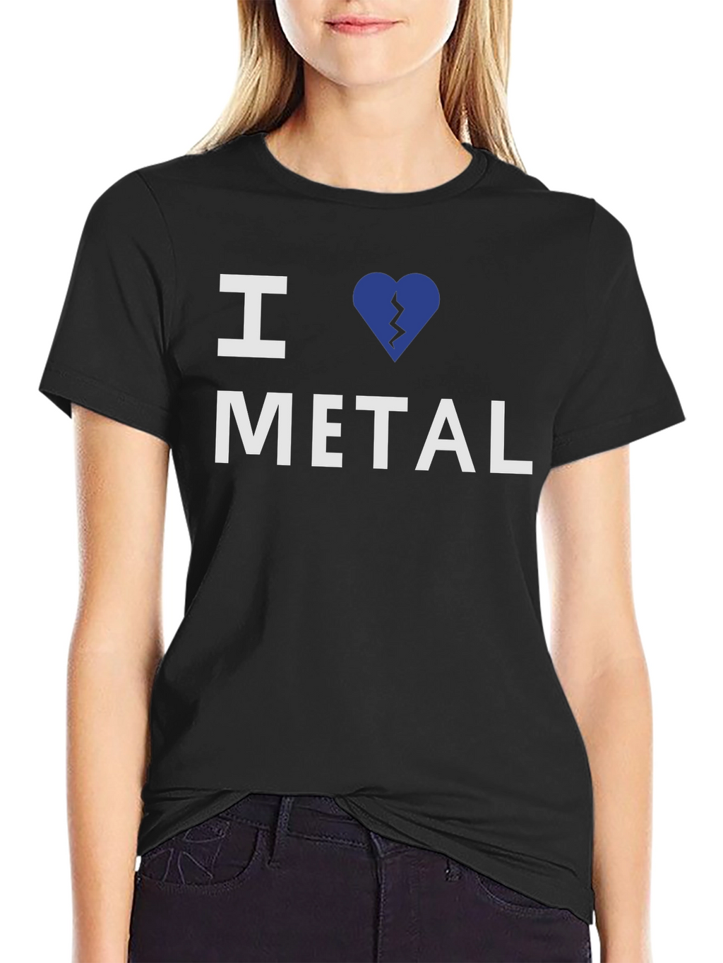 I Heart Metal Graphic T-Shirt