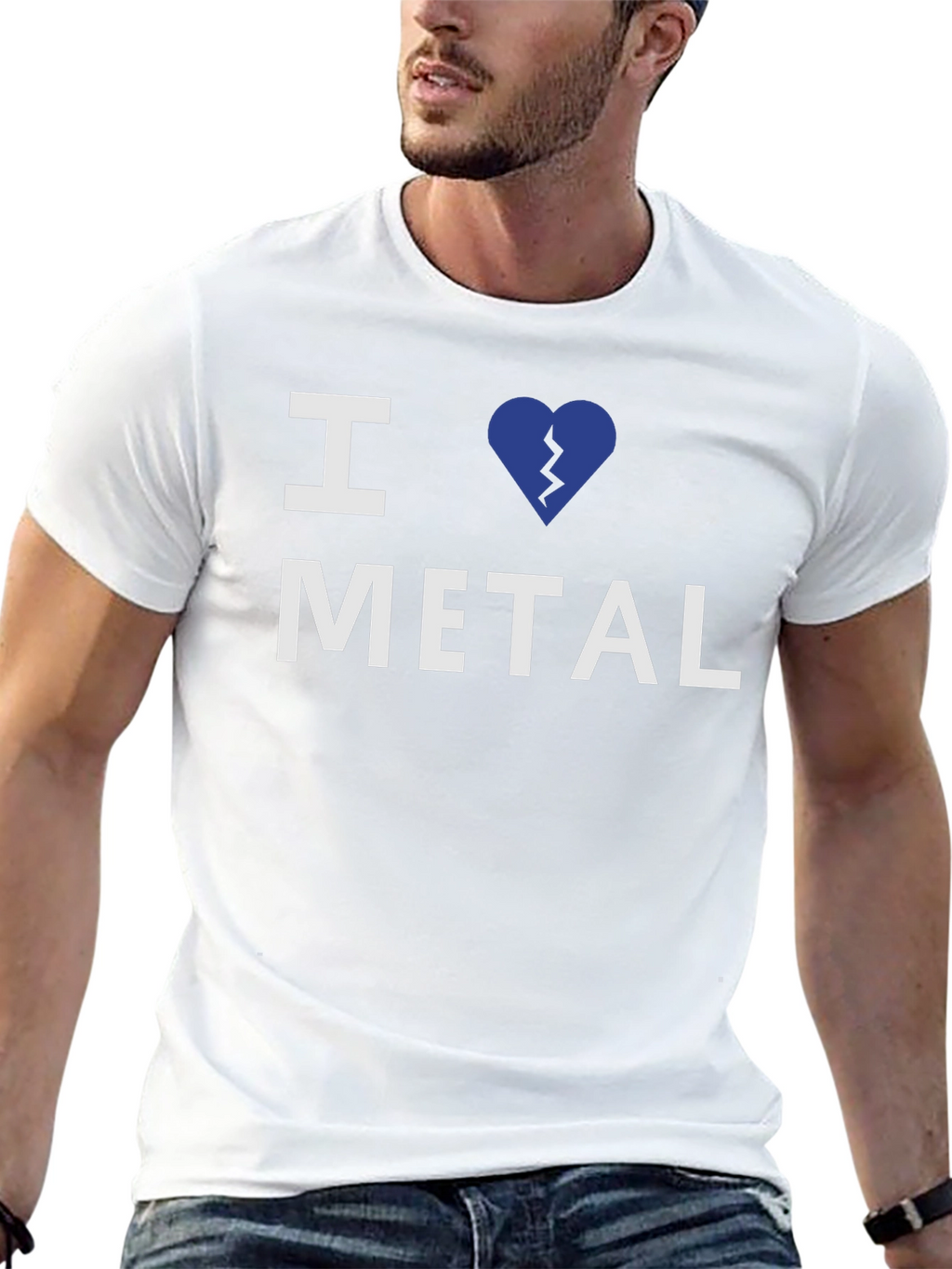 I Heart Metal Graphic T-Shirt