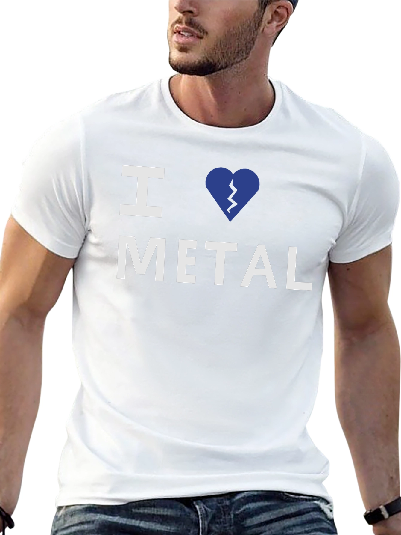 I Heart Metal Graphic T-Shirt