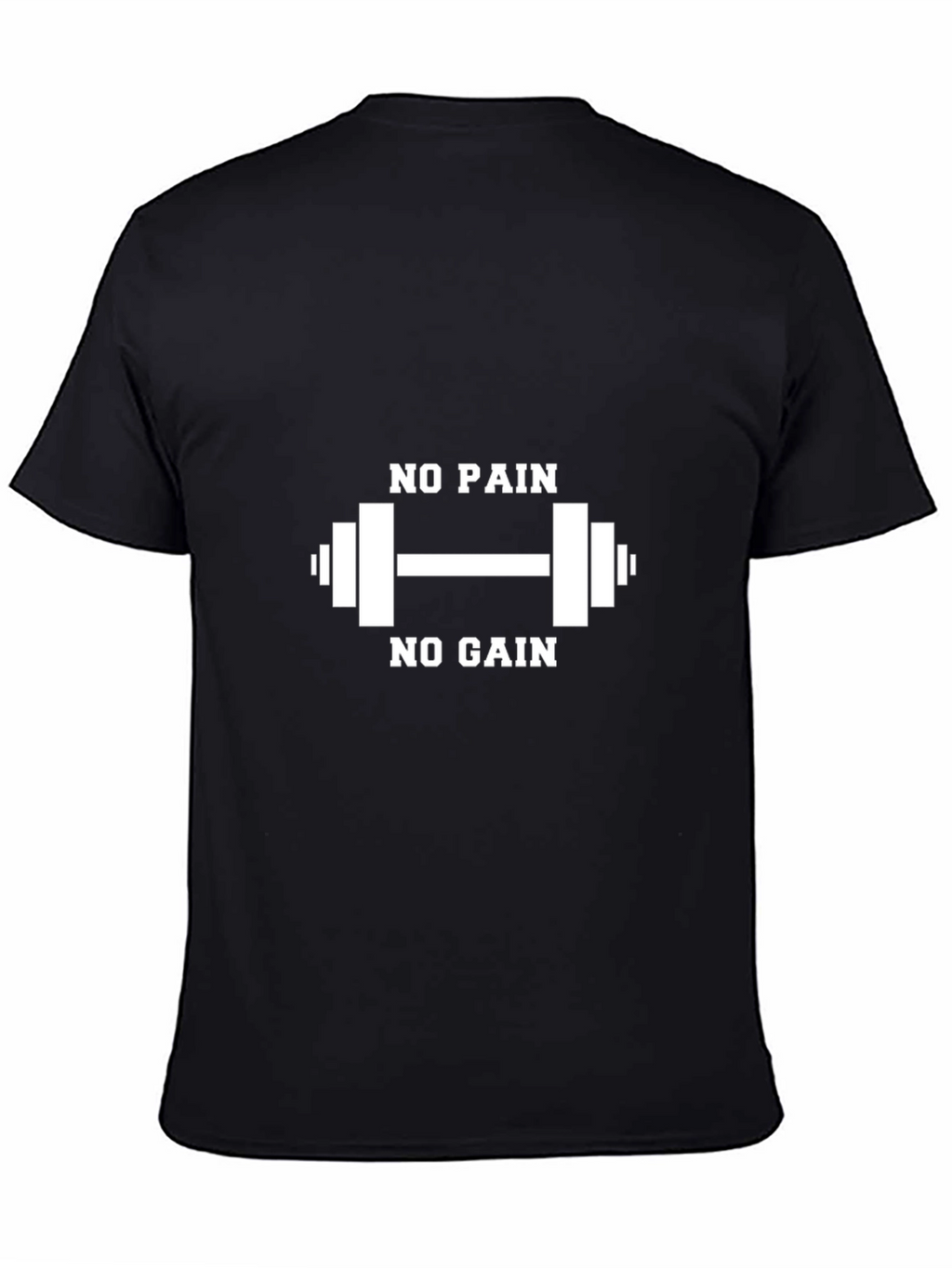 No Pain No Gain Graphic T-Shirt - Gym Motivation