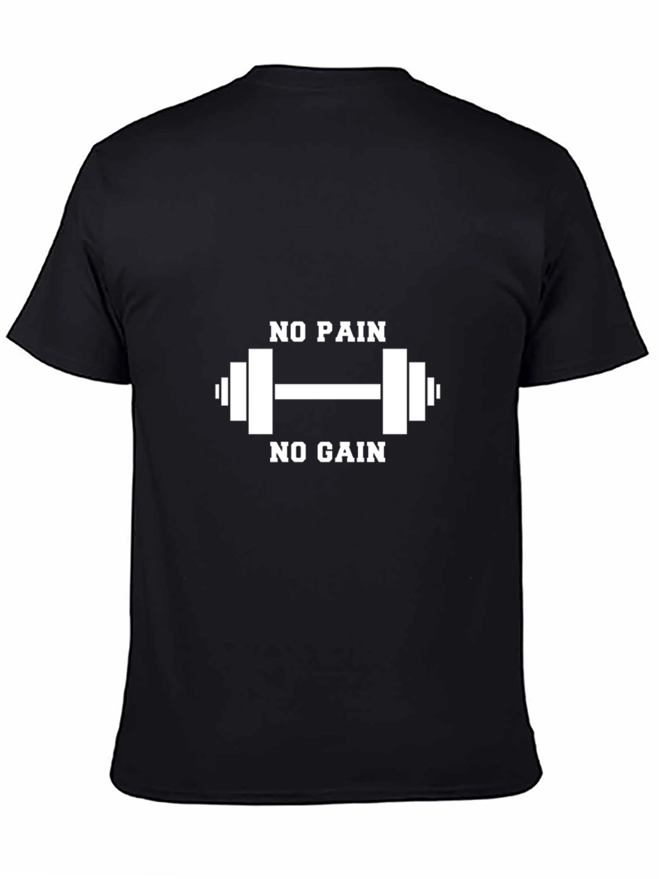 No Pain No Gain Graphic T-Shirt - Gym Motivation