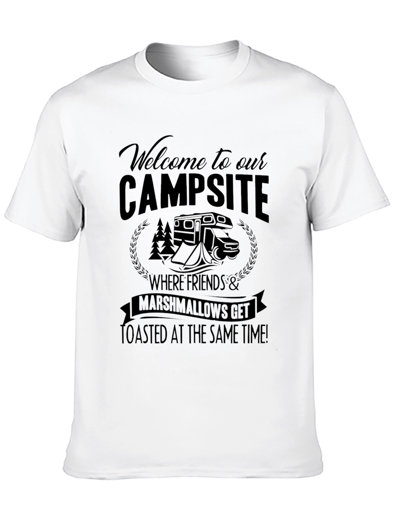 Welcome to Our Campsite Graphic T-Shirt