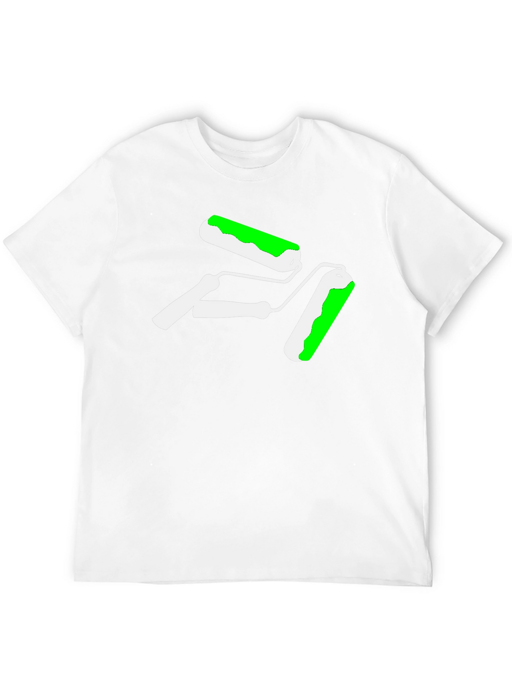 Paint Roller Graphic Tee - Cool Painter T-Shirt