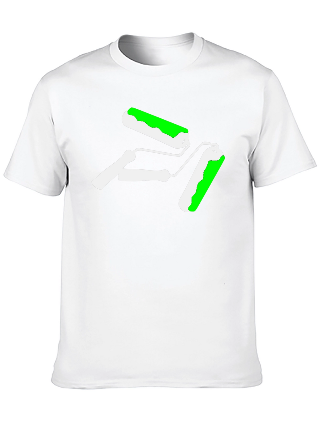 Paint Roller Graphic Tee - Cool Painter T-Shirt