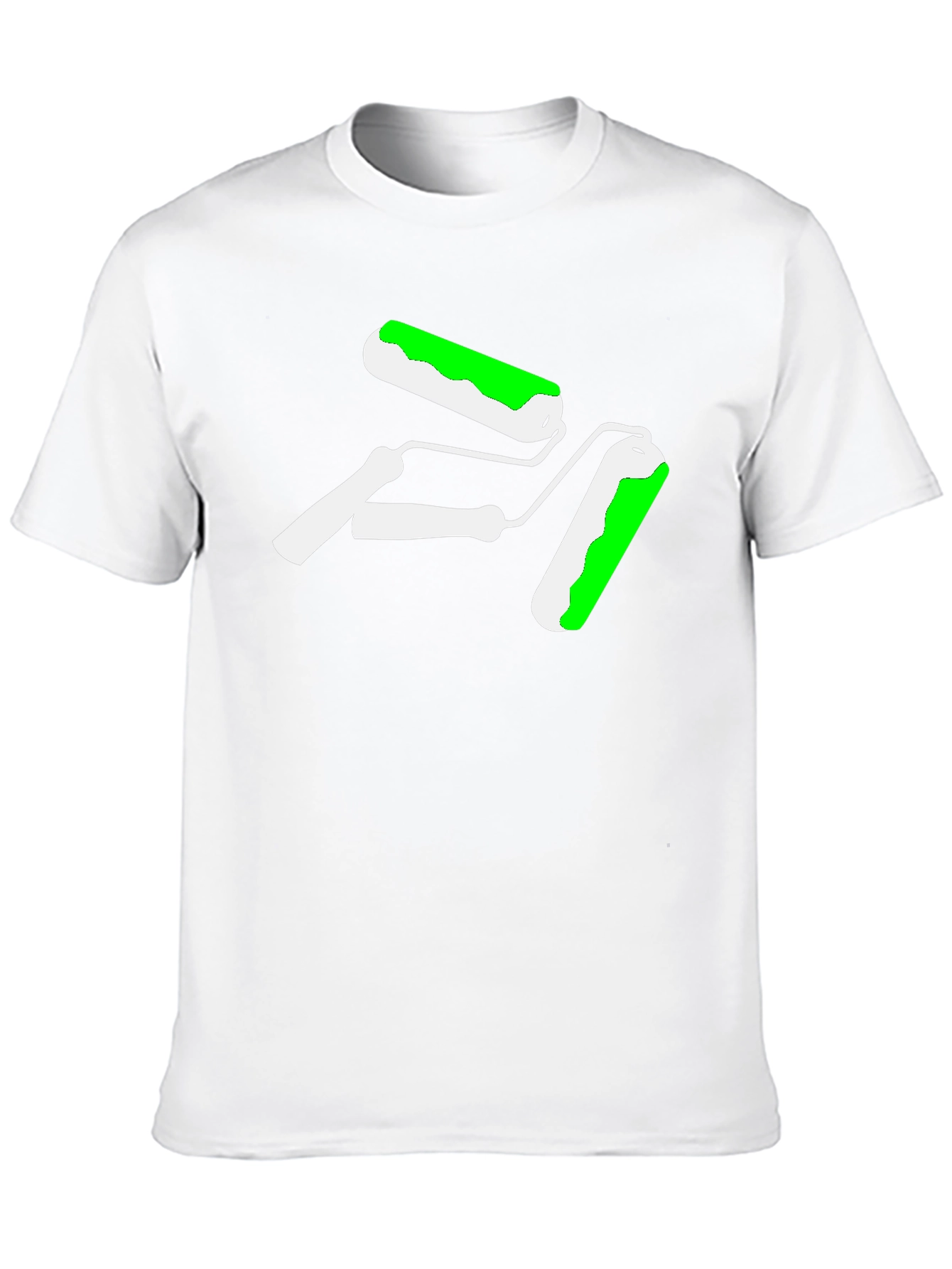 Paint Roller Graphic Tee - Cool Painter T-Shirt