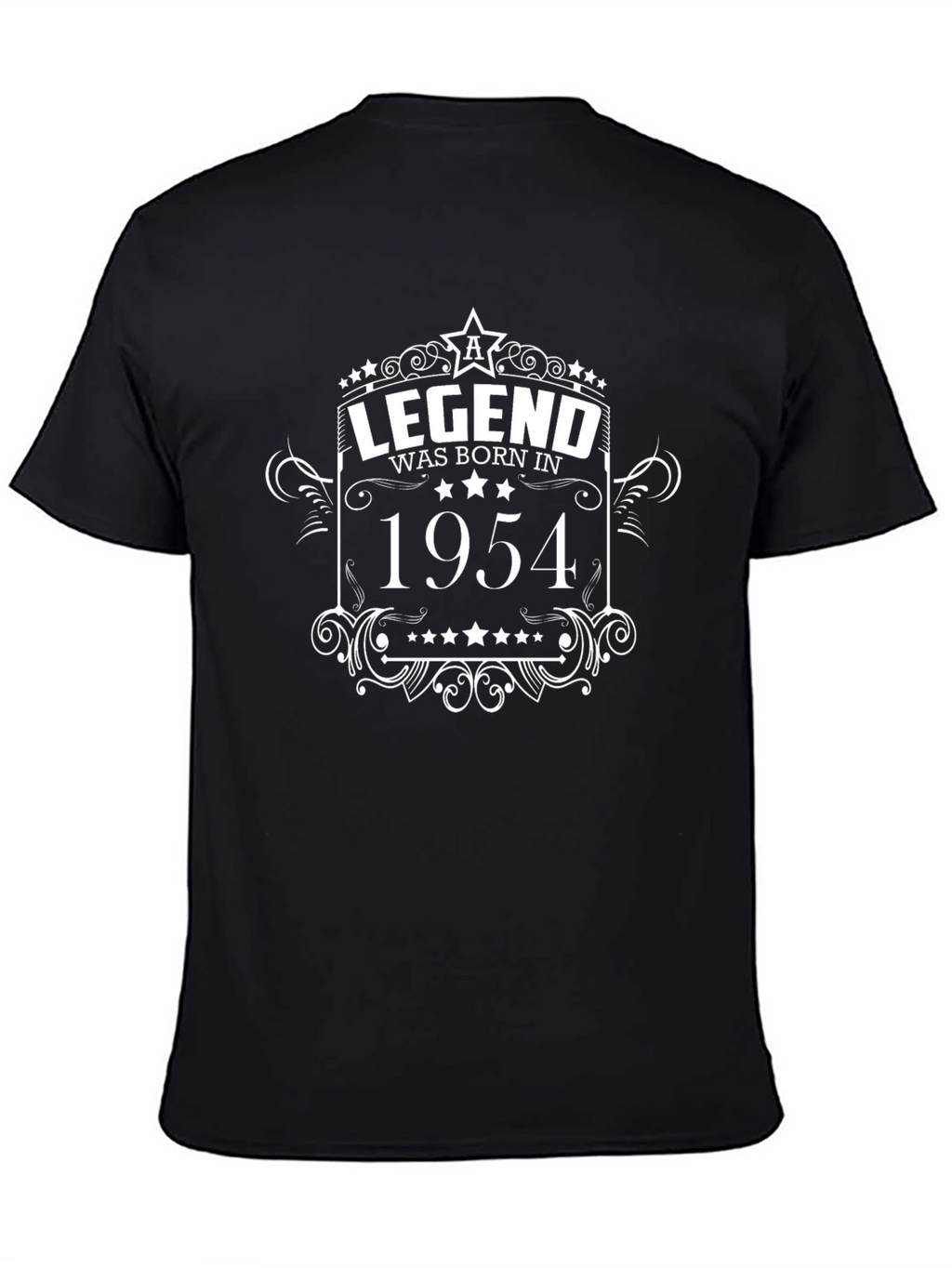 Legend Born in 1954 Black T-Shirt