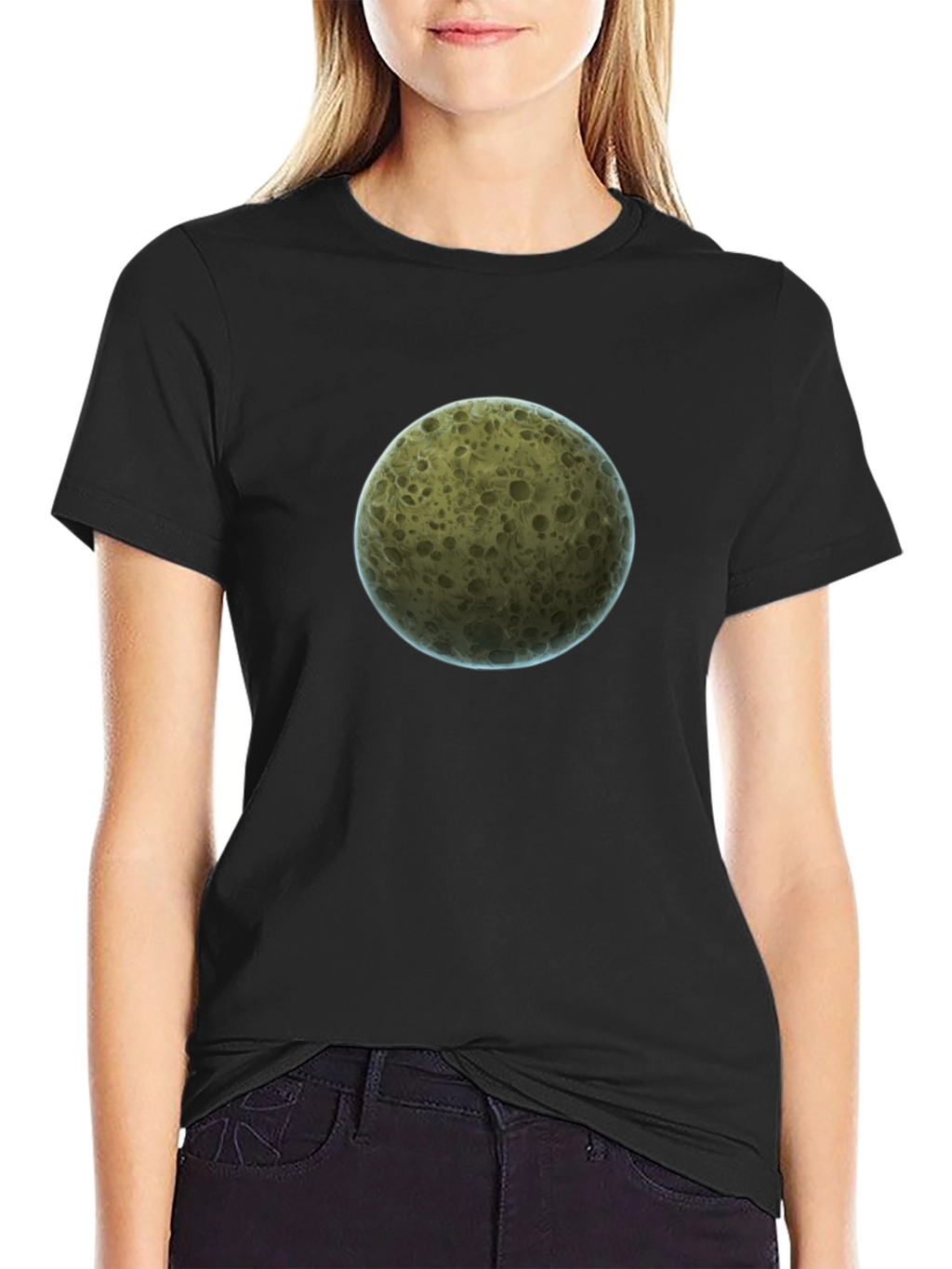 Lunar Graphic Tee - Black Casual Shirt