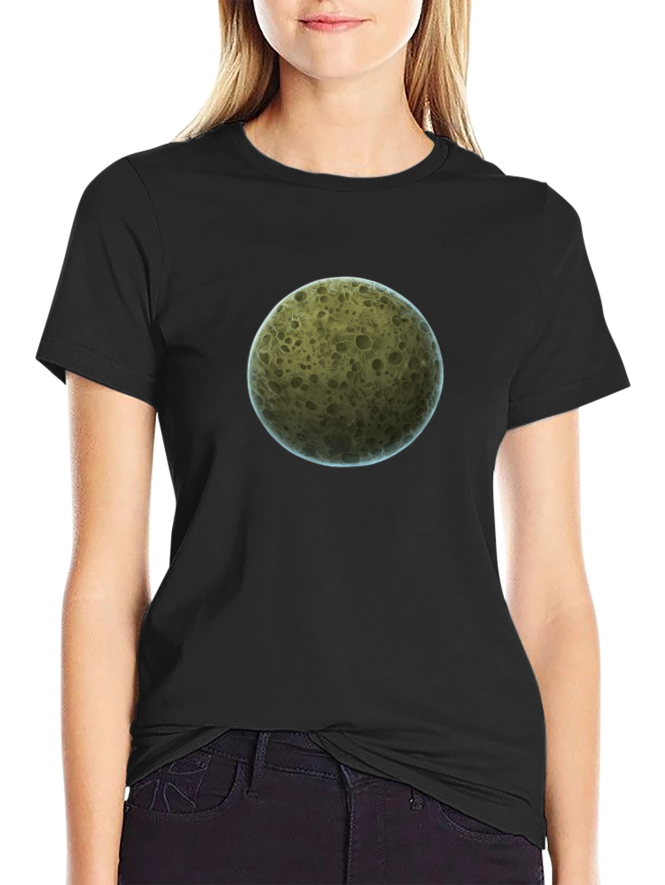 Lunar Graphic Tee - Black Casual Shirt