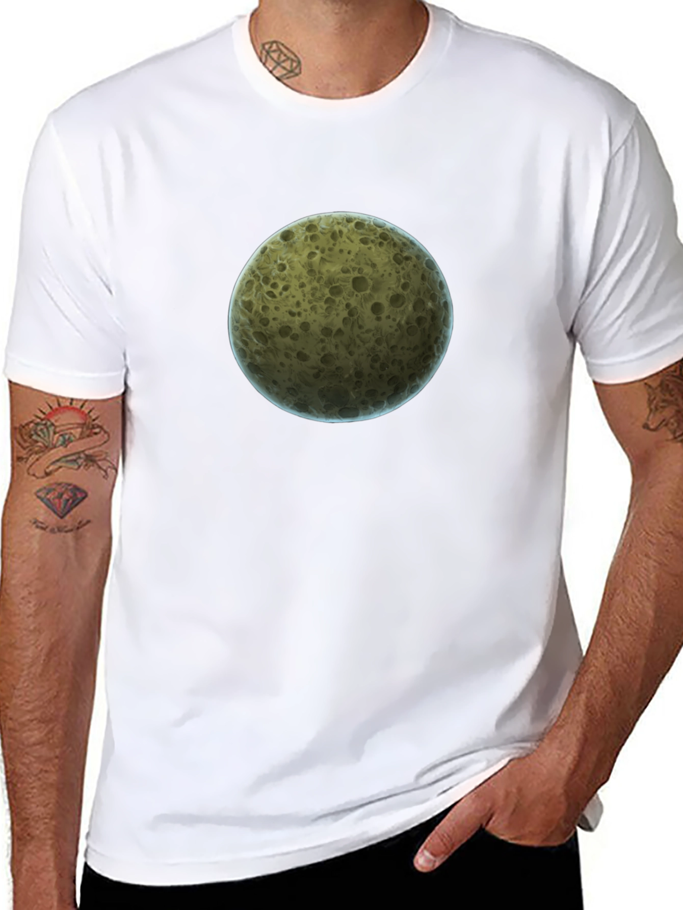 Lunar Graphic Tee - Black Casual Shirt