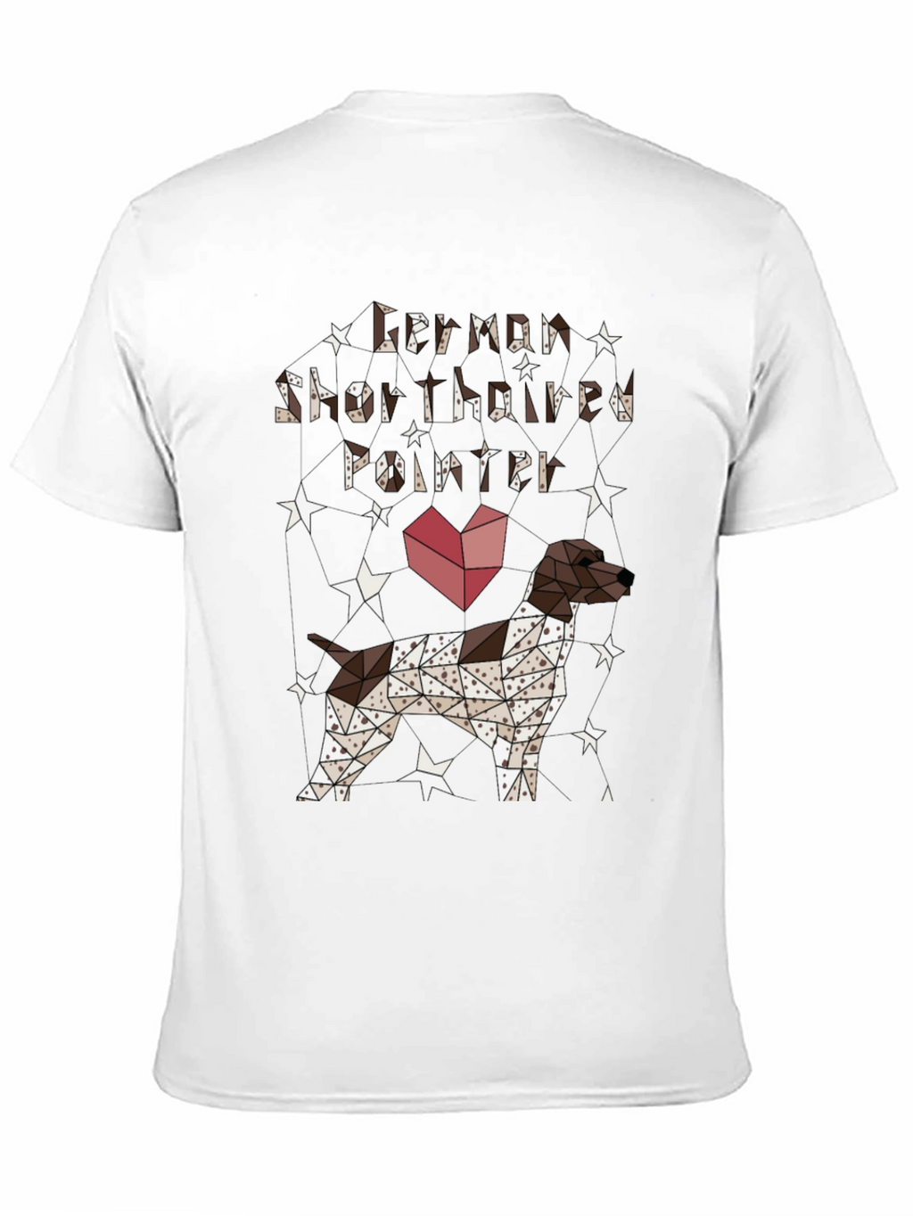 Geometric German Shorthaired Pointer T-Shirt