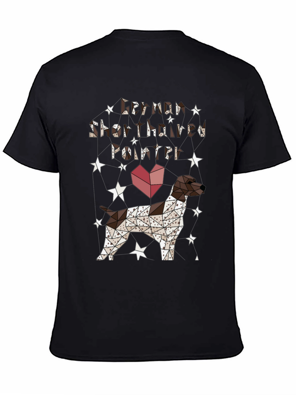 Geometric German Shorthaired Pointer T-Shirt