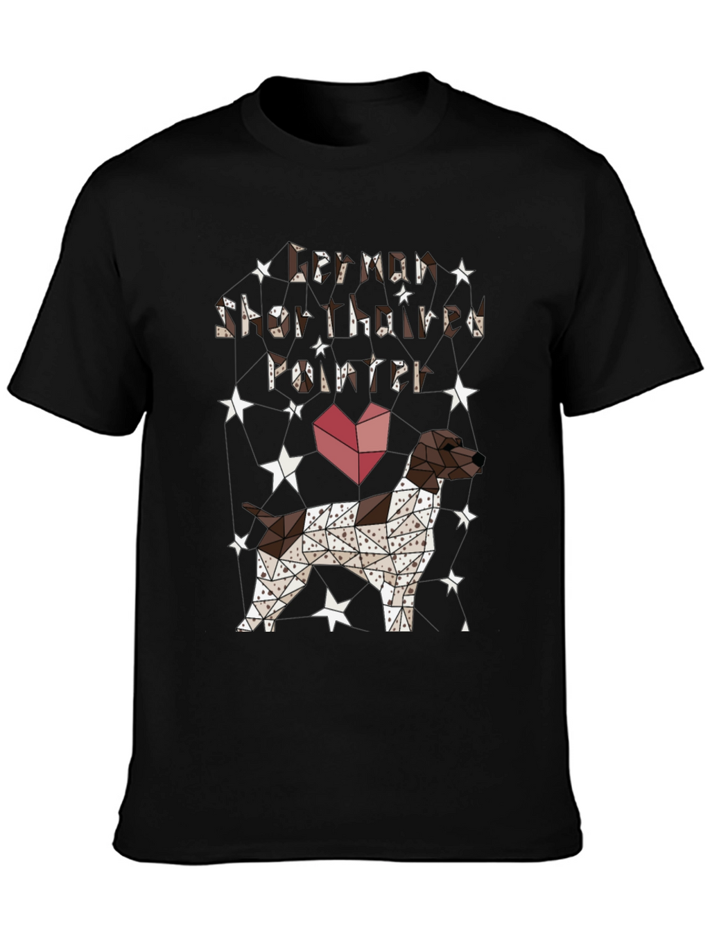 Geometric German Shorthaired Pointer T-Shirt