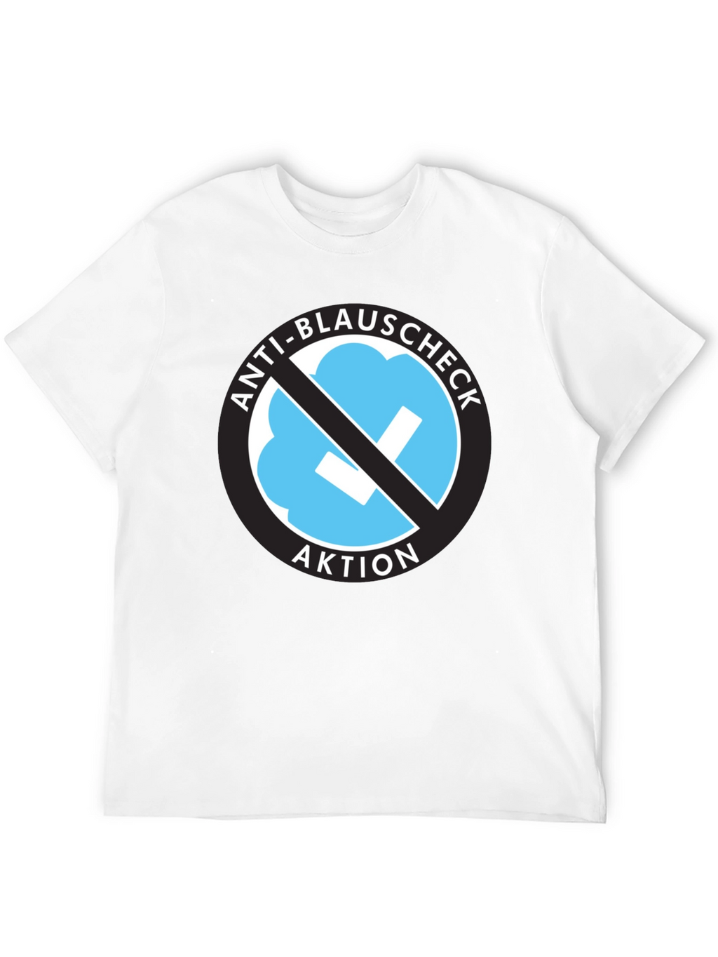 Anti-Blauschcheck Aktion Black T-Shirt