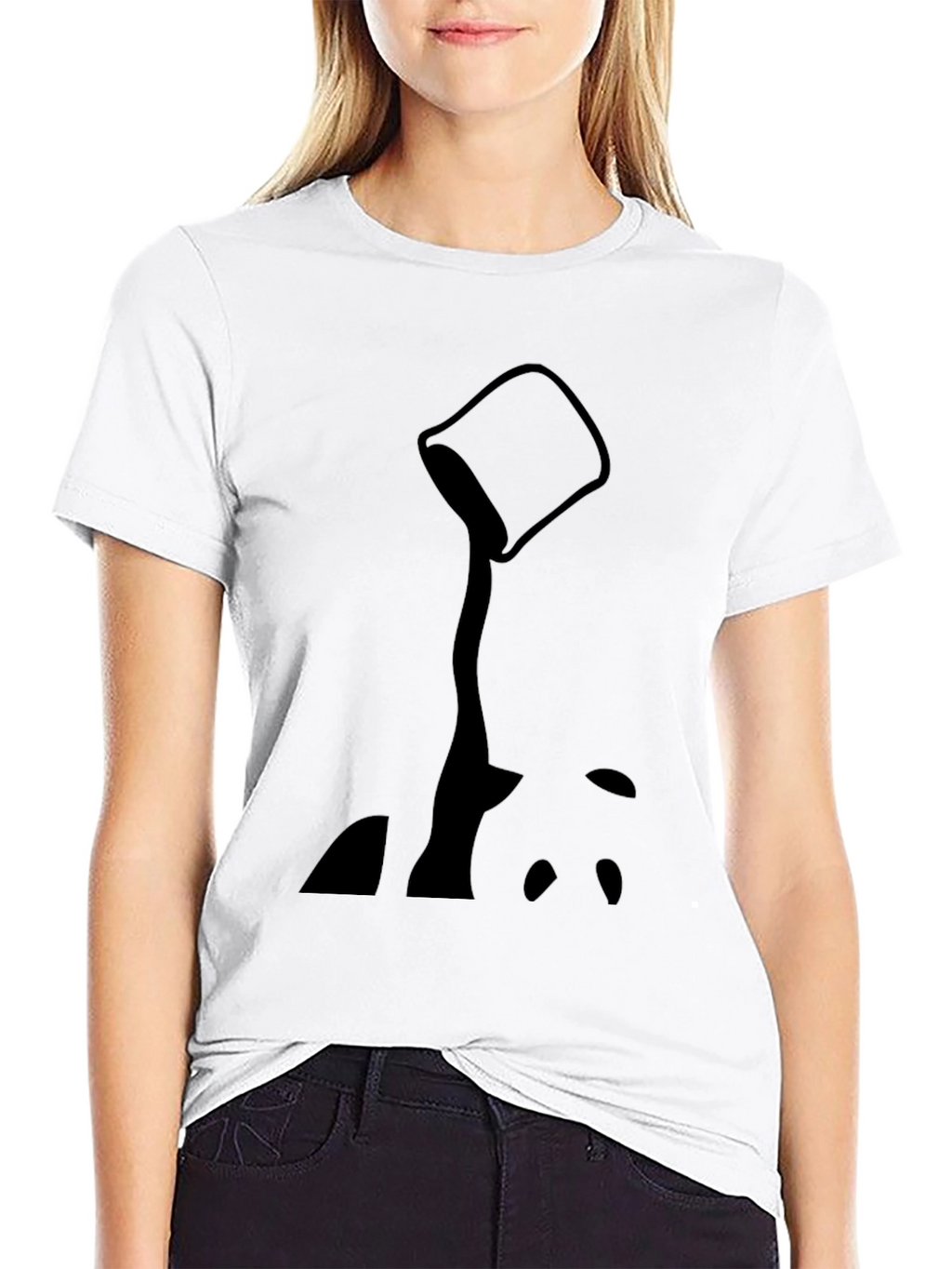 Black Panda T-Shirt - Unique Graphic Tee