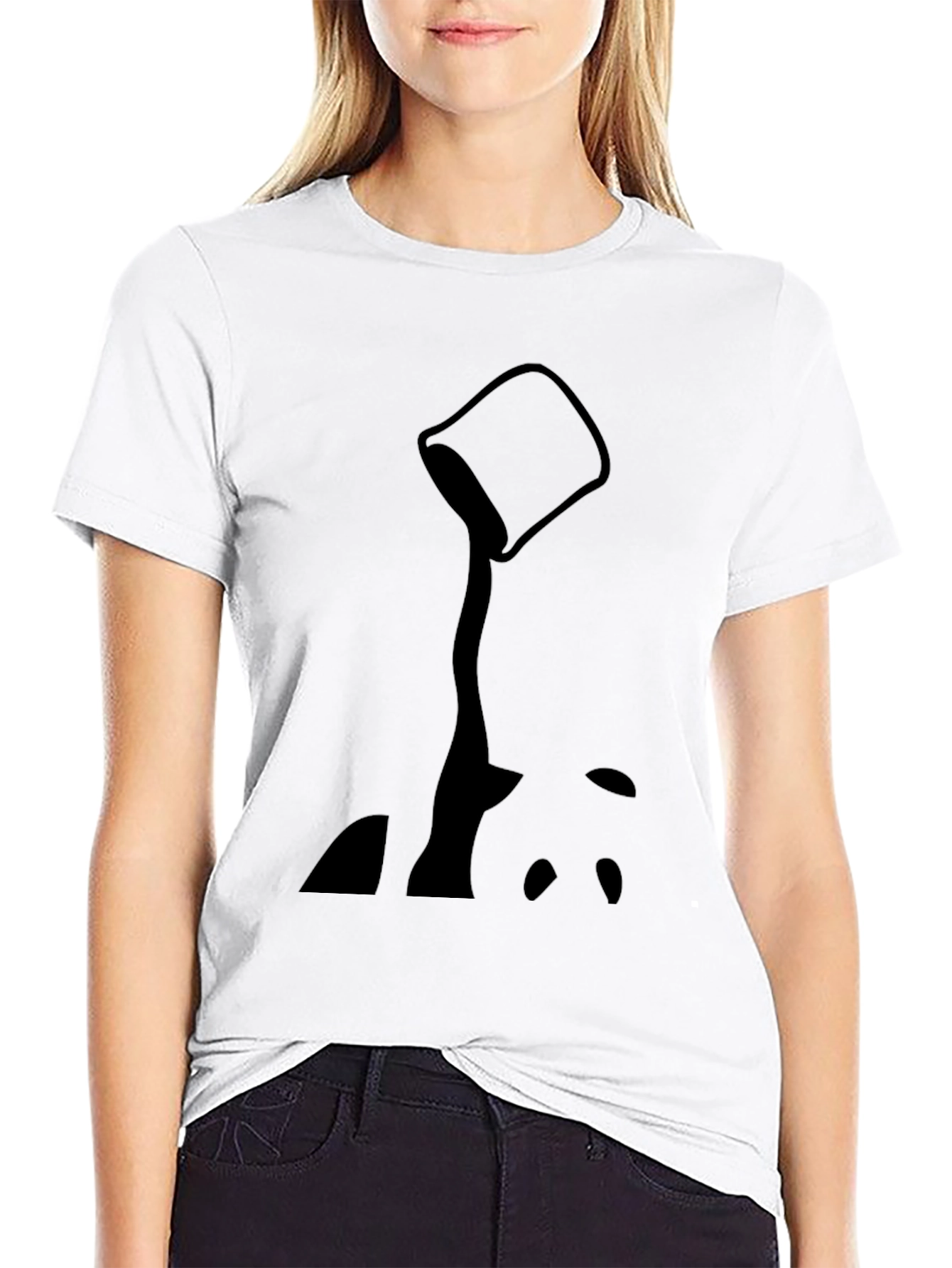 Black Panda T-Shirt - Unique Graphic Tee
