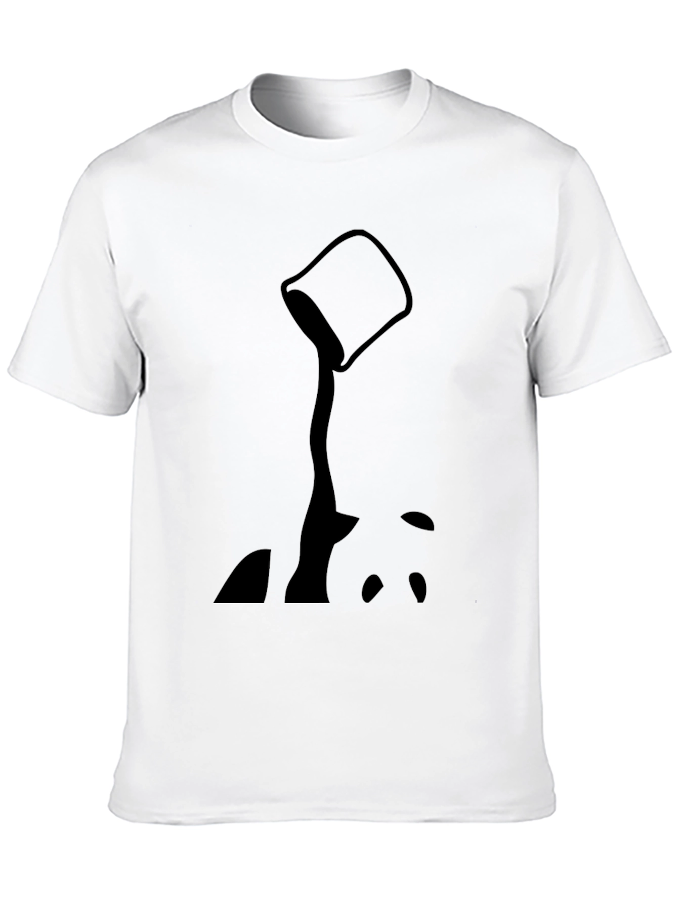 Black Panda T-Shirt - Unique Graphic Tee