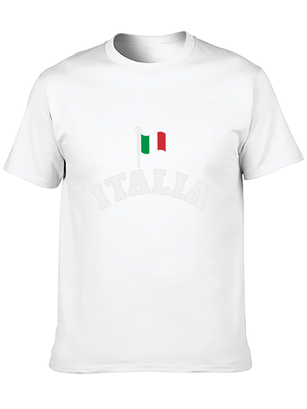 Italia Flag Graphic Tee - Black Italian Pride T-Shirt