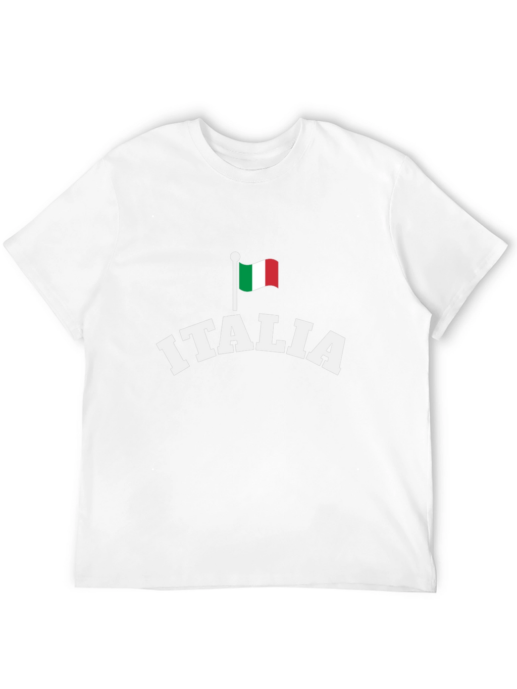 Italia Flag Graphic Tee - Black Italian Pride T-Shirt
