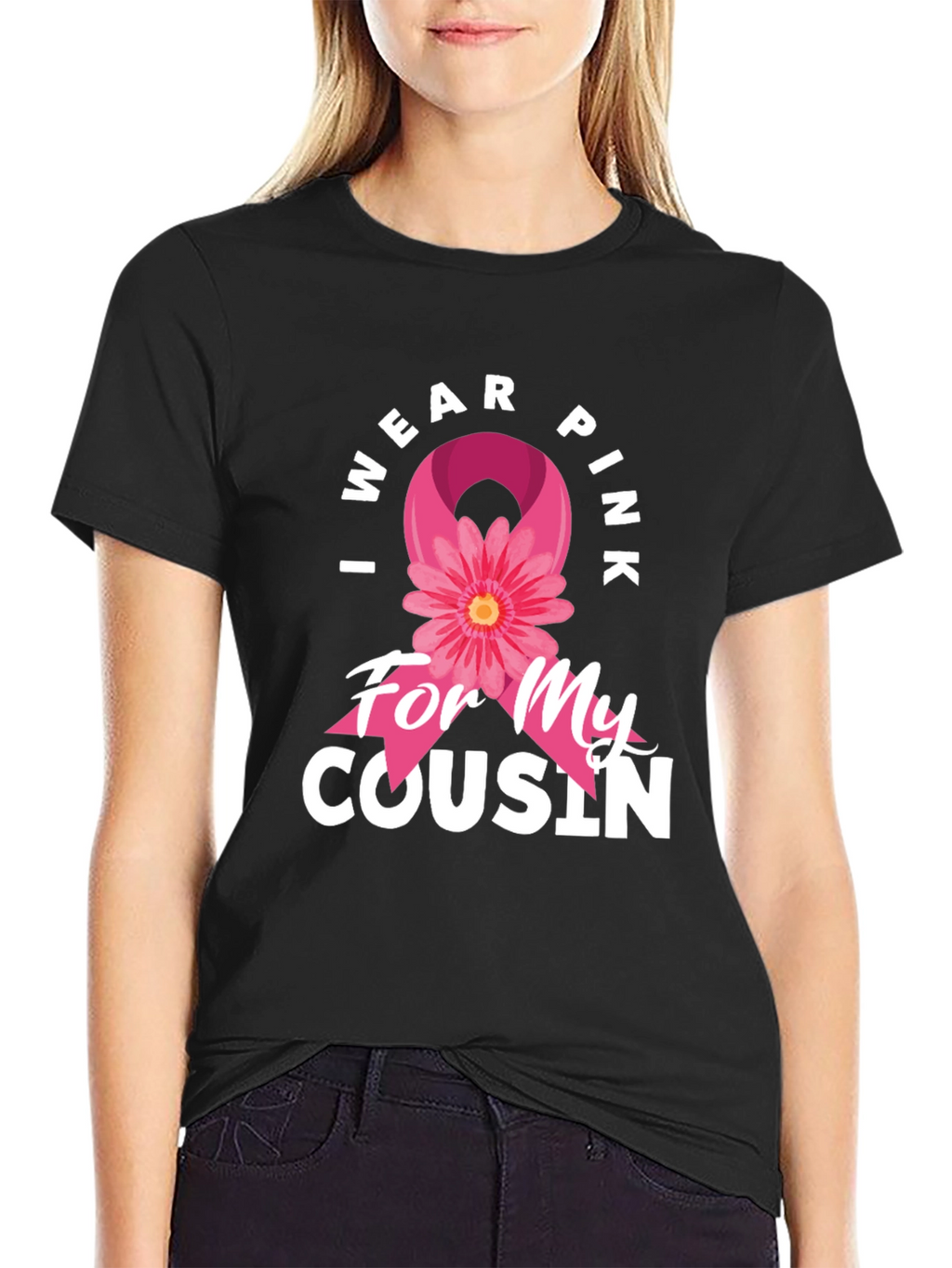 I Wear Pink For My Cousin T-Shirt