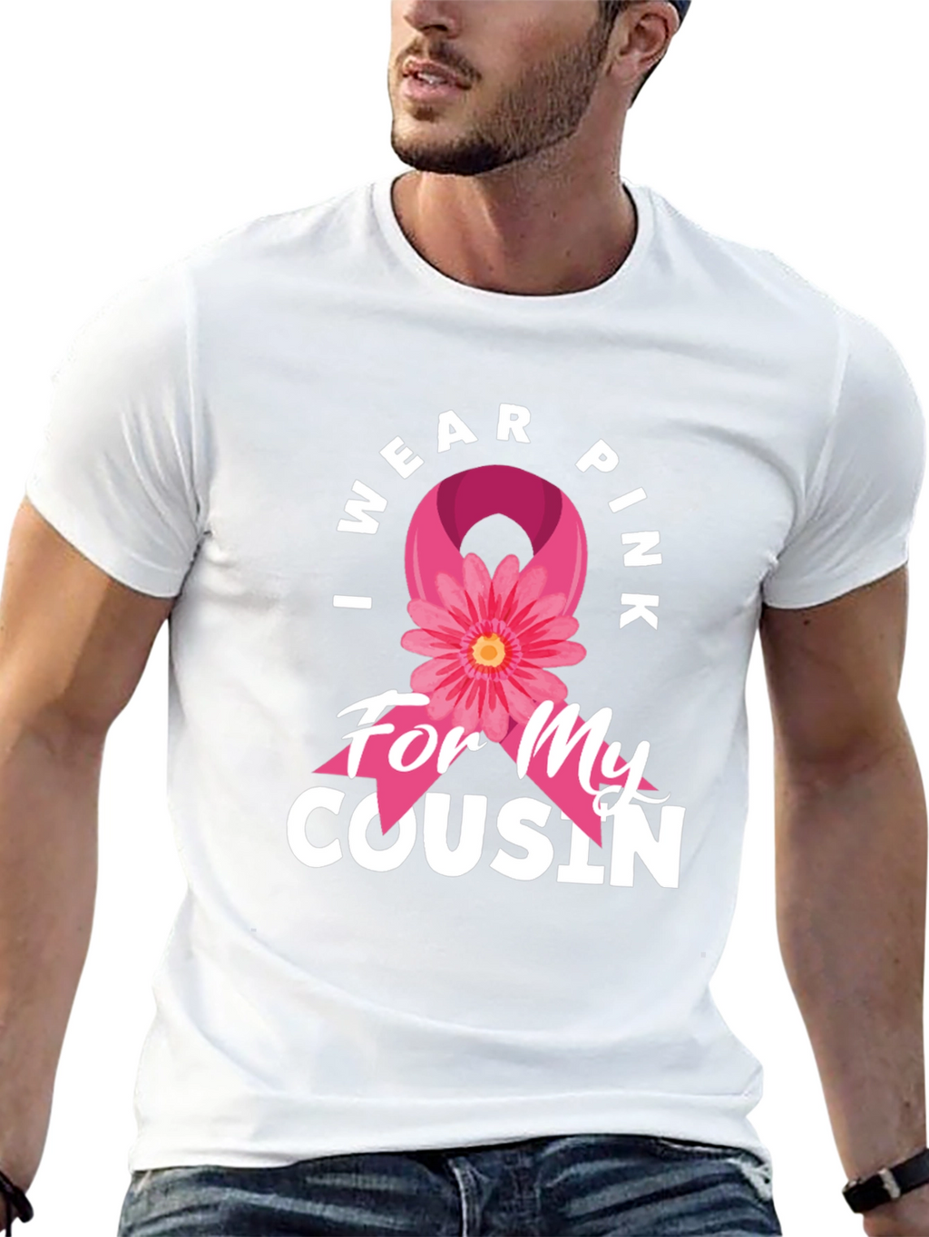 I Wear Pink For My Cousin T-Shirt