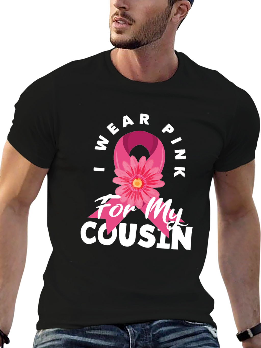 I Wear Pink For My Cousin T-Shirt