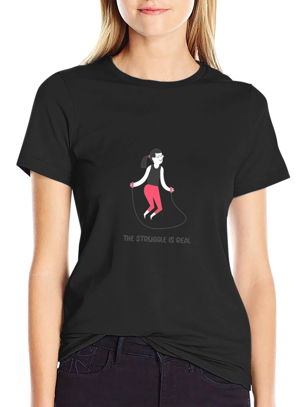 Struggle is Real T-Shirt - Fitness Humor Tee
