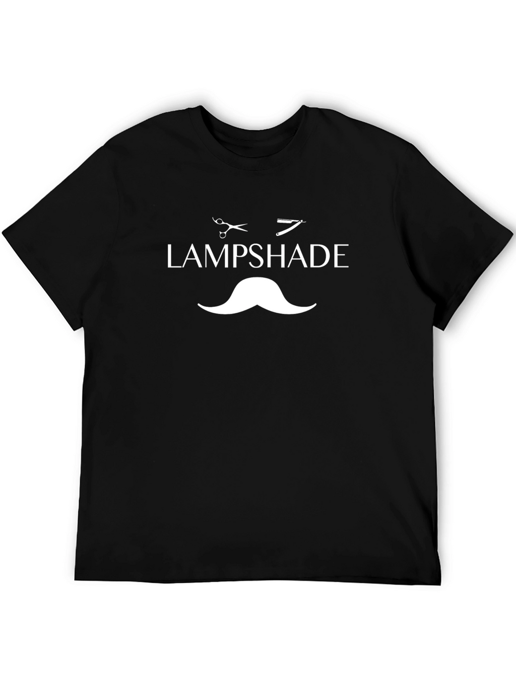 Lampshade Barber Humor Graphic T-Shirt
