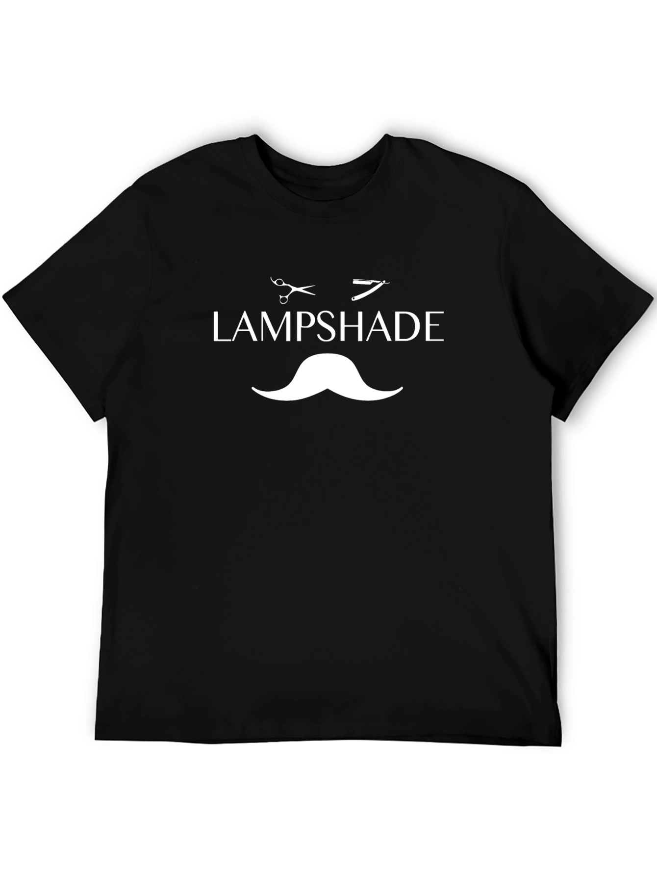 Lampshade Barber Humor Graphic T-Shirt