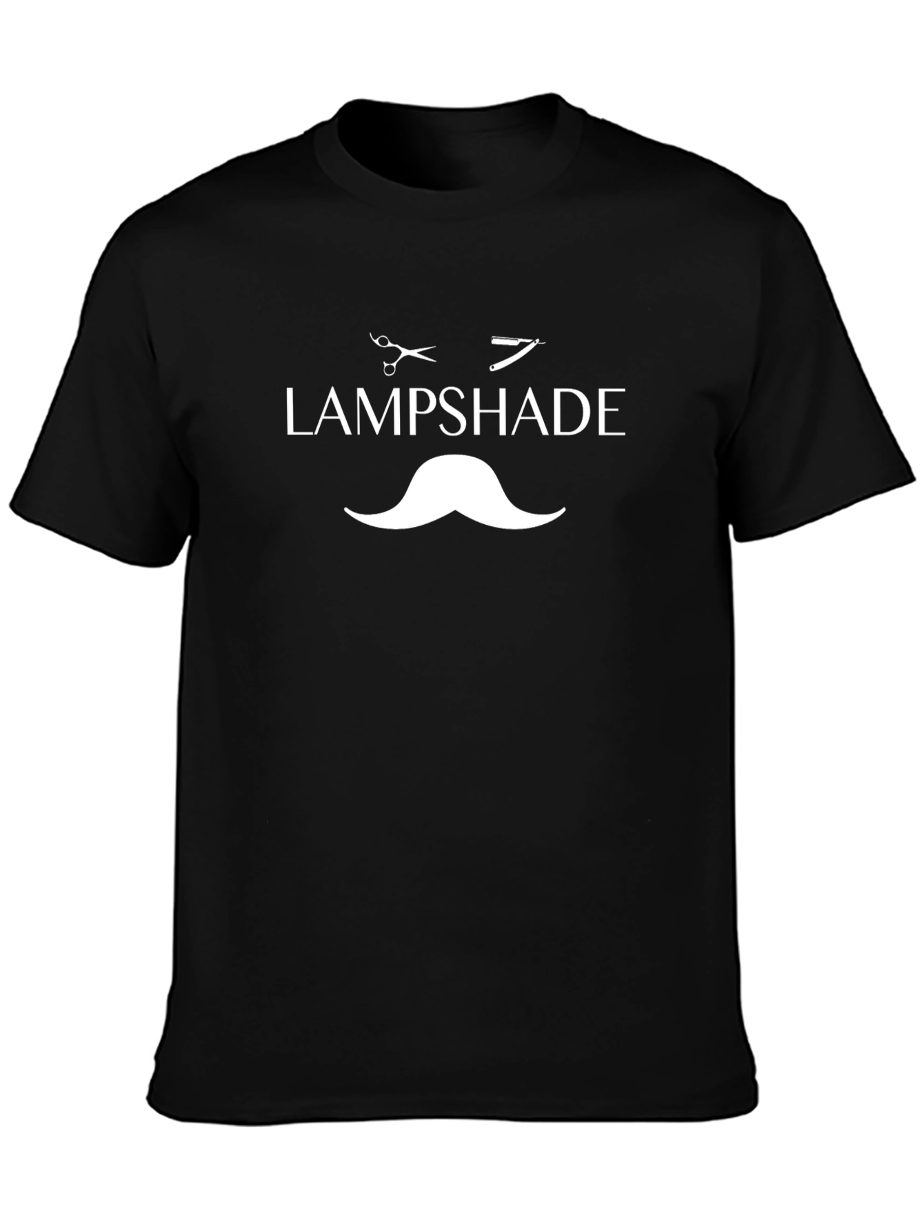 Lampshade Barber Humor Graphic T-Shirt