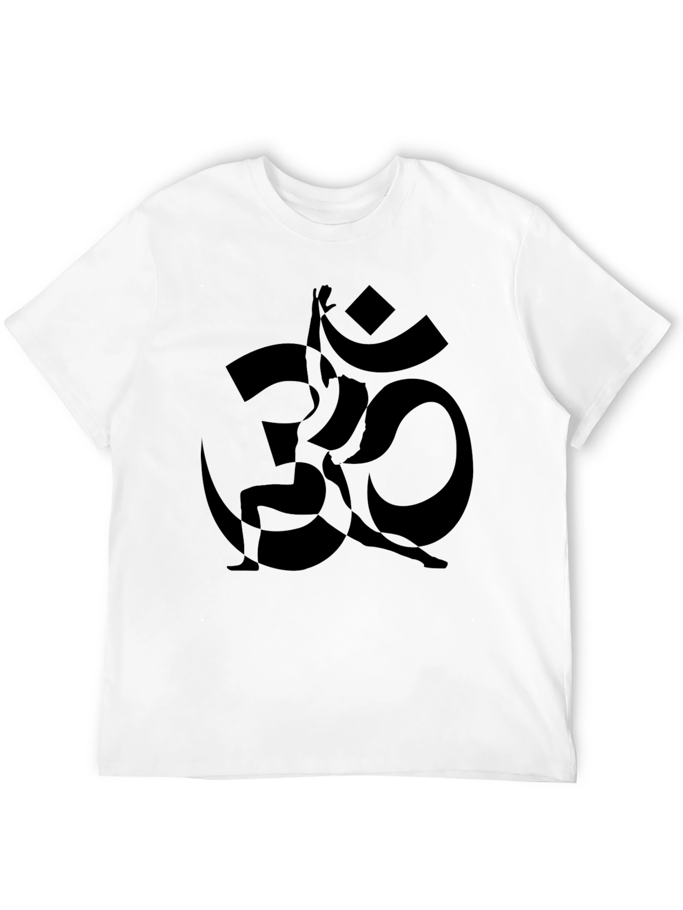 Yoga Om Symbol Black T-Shirt