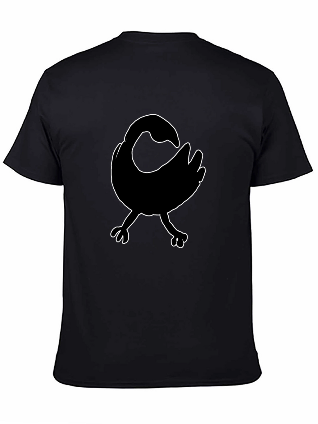 Sankofa Bird Graphic Tee - Black