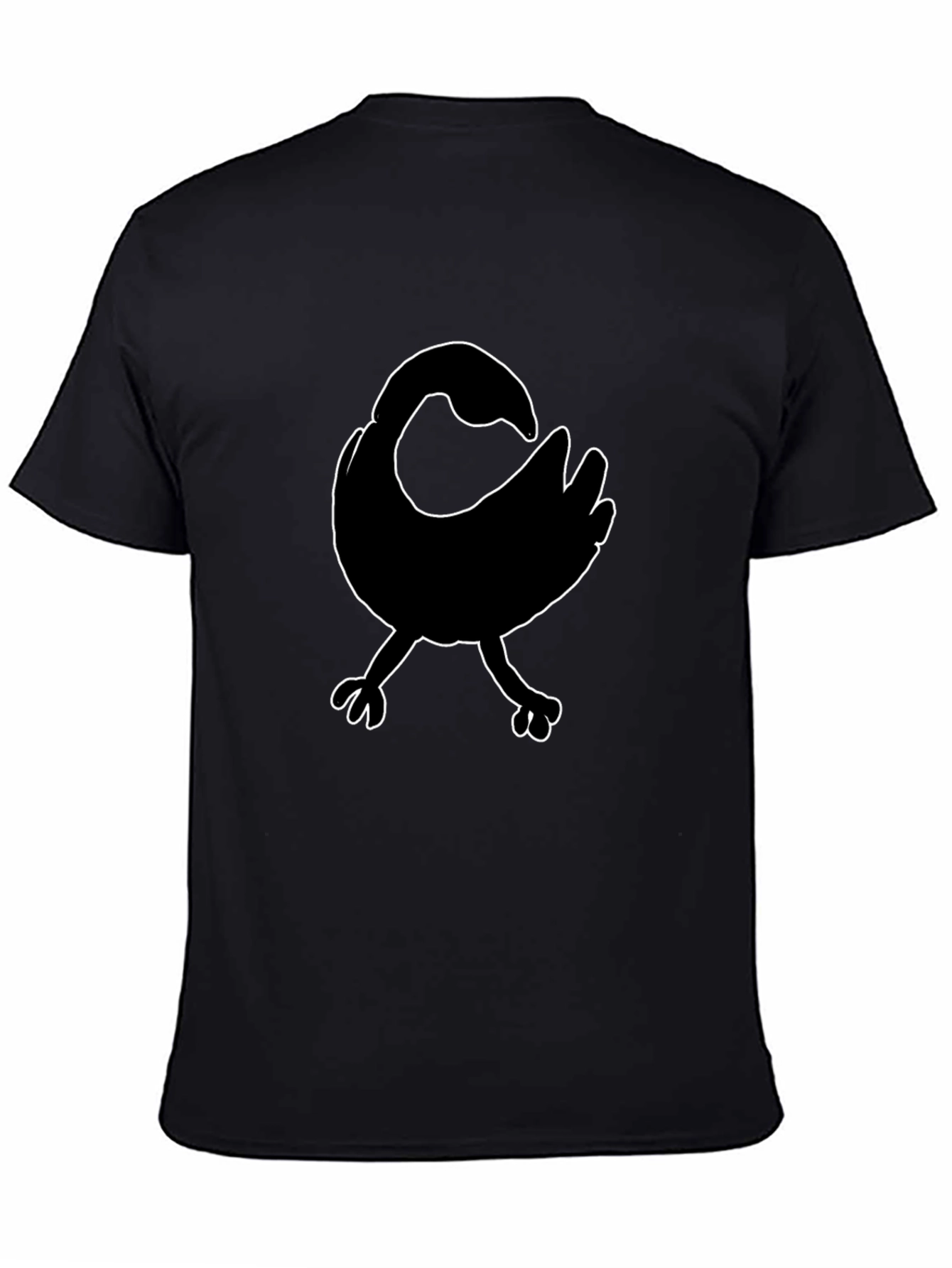Sankofa Bird Graphic Tee - Black