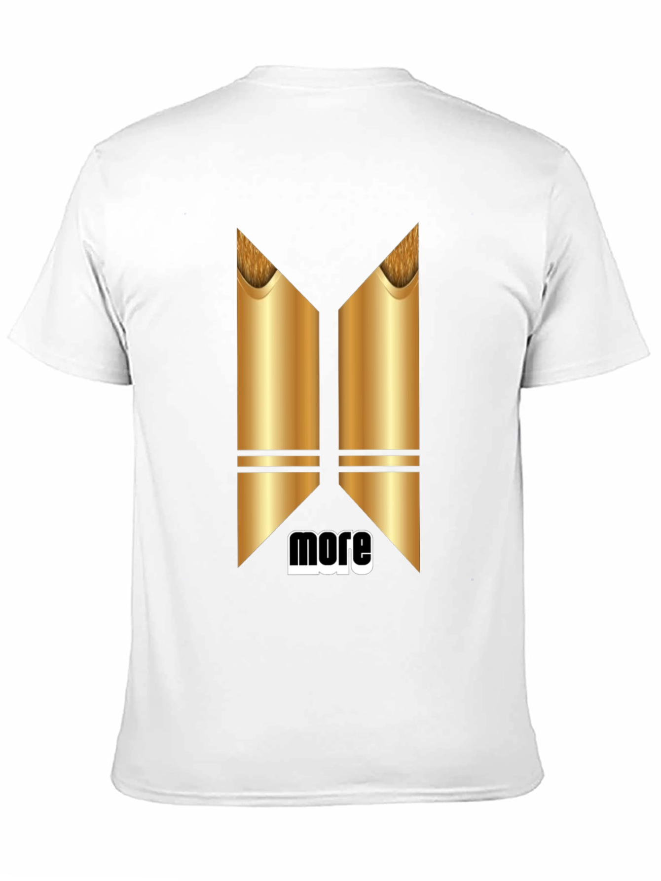 Modern Graphic T-Shirt - More Metallic Design