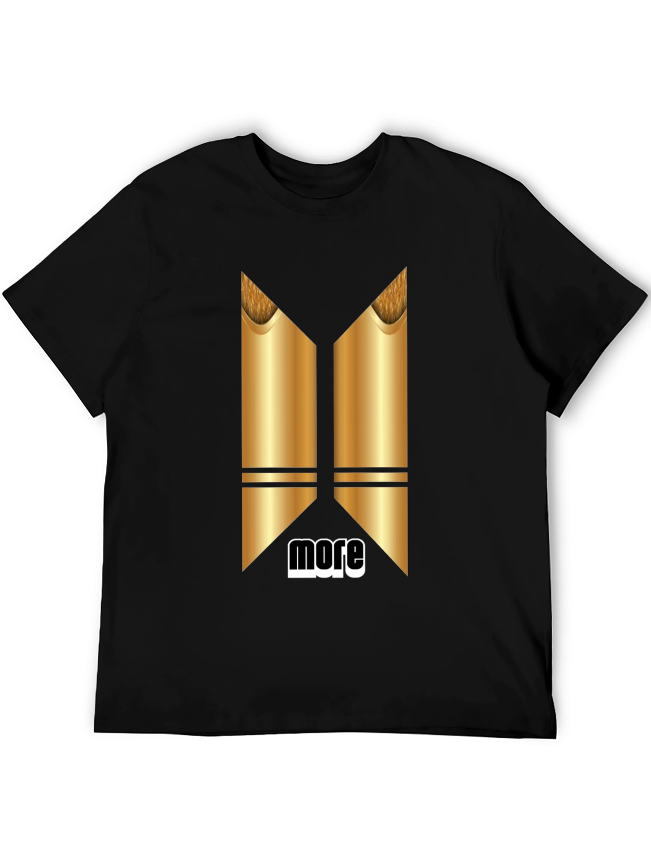 Modern Graphic T-Shirt - More Metallic Design