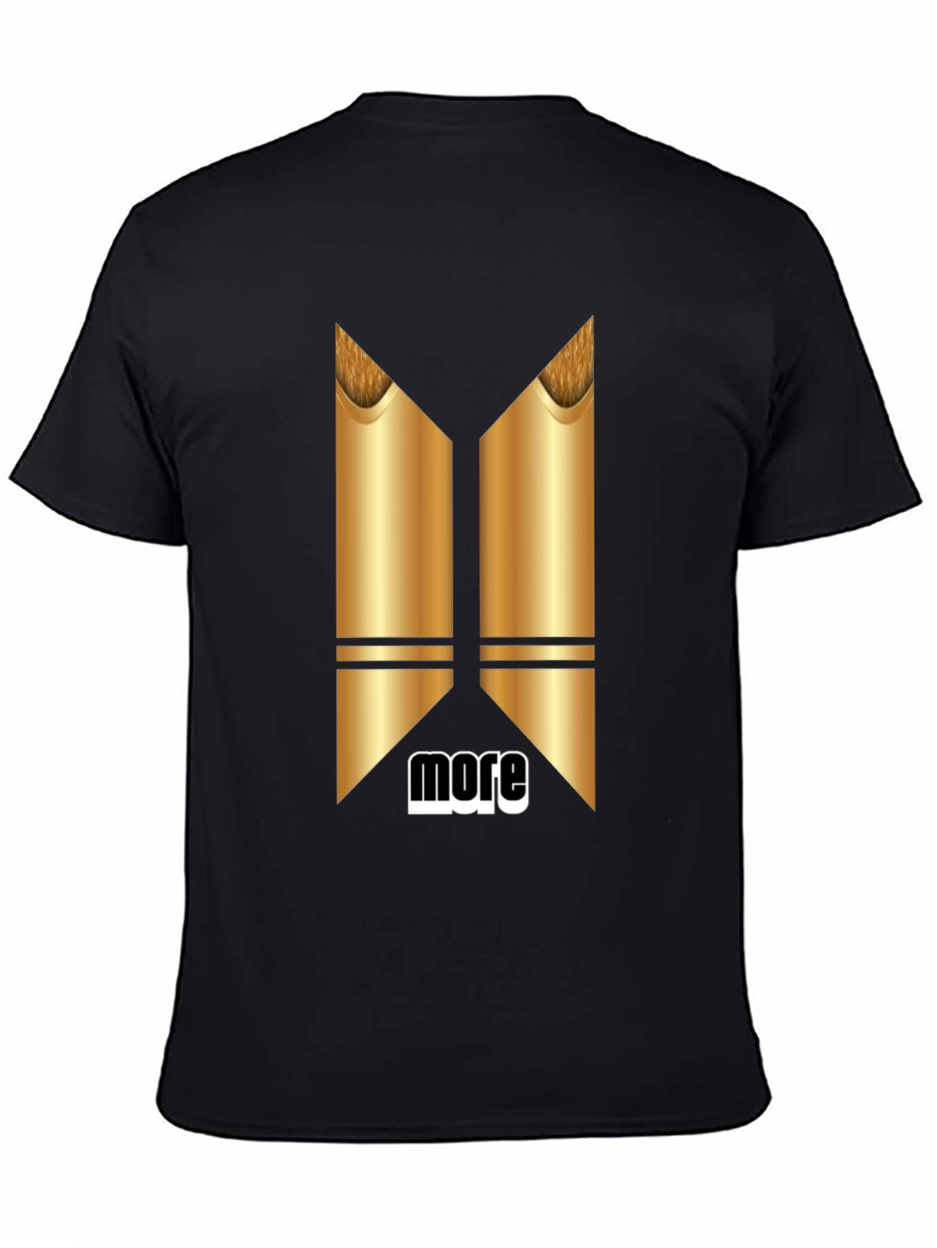 Modern Graphic T-Shirt - More Metallic Design